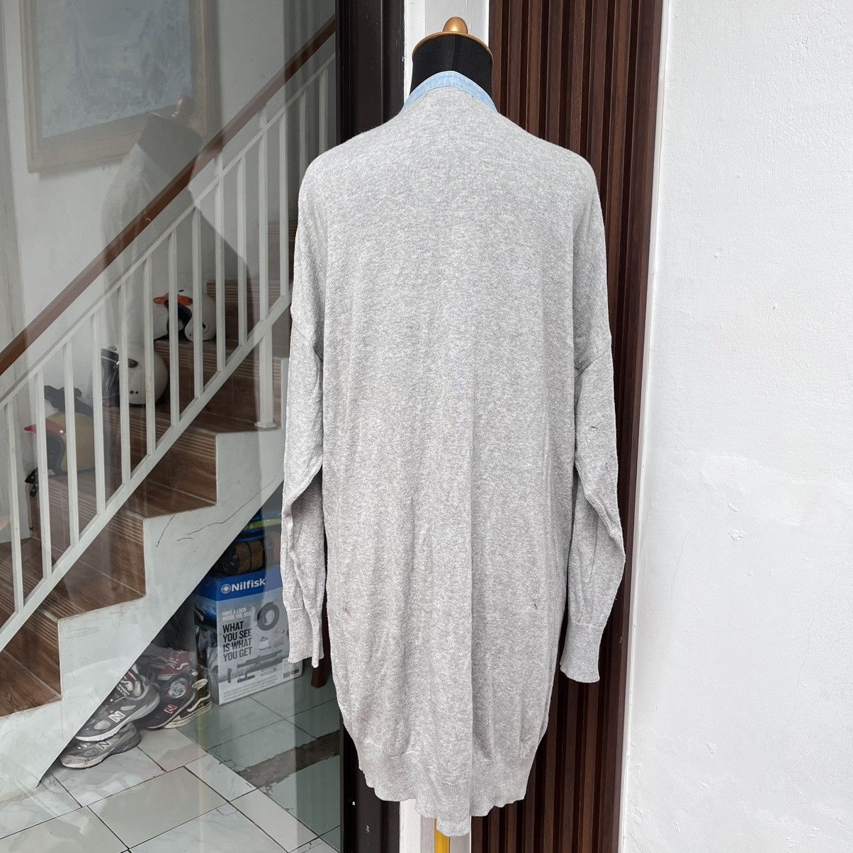Hysteric Glamour Hysteric Glamour Chambray x Cardigans Sweater "Evil Angle" Size M / US 6-8 / IT 42-44 - 3 Thumbnail