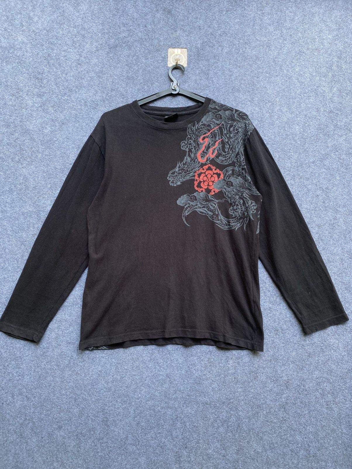 Japanese Brand Bullet noise dragon long sleeve tshirt Size US L / EU 52-54 / 3 - 1 Thumbnail