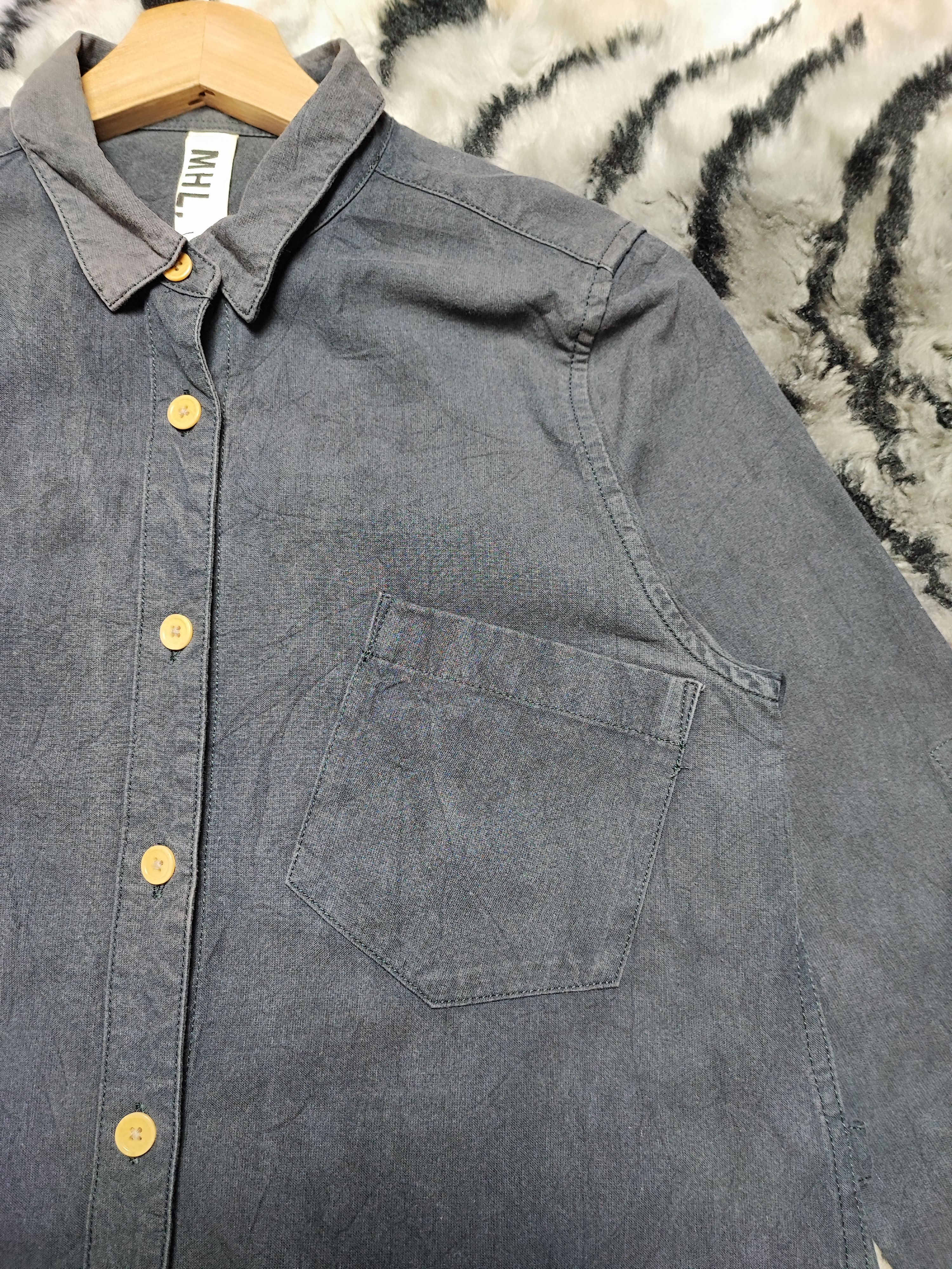 Margaret Howell × Vintage MHL Margaret Howell Dress Button ups Size S / US 4 / IT 40 - 7 Thumbnail