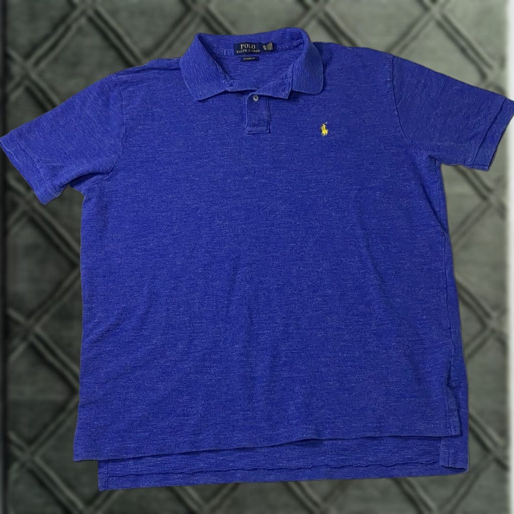 Polo Ralph Lauren Polo Ralph Lauren Polo Classic Fit Short Sleeve Blue XL TG Men Size US XL / EU 56 / 4 - 1 Thumbnail