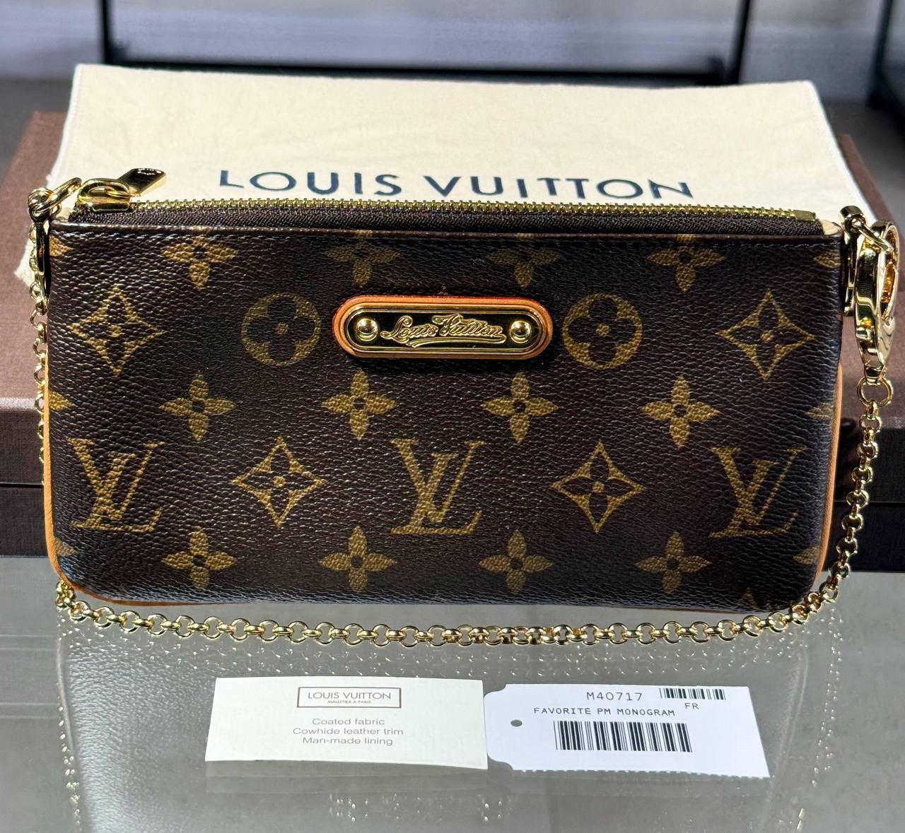 Louis Vuitton Authentic LOUIS VUITTON Monogram Favorite PM M40717 Bag Hand Size ONE SIZE - 1 Thumbnail