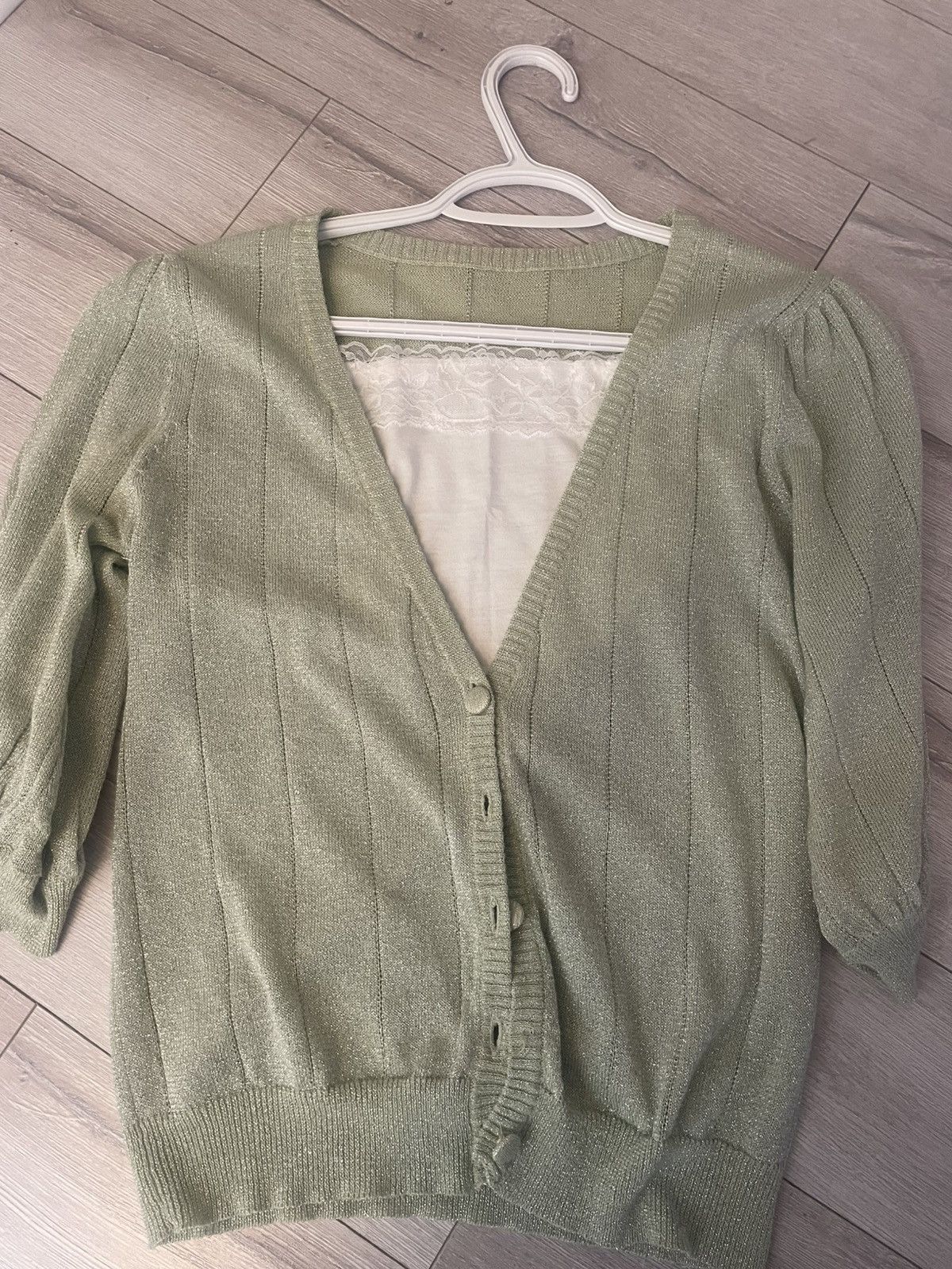 Other Sage Green Cardigan Size S / US 4 / IT 40 - 1 Thumbnail