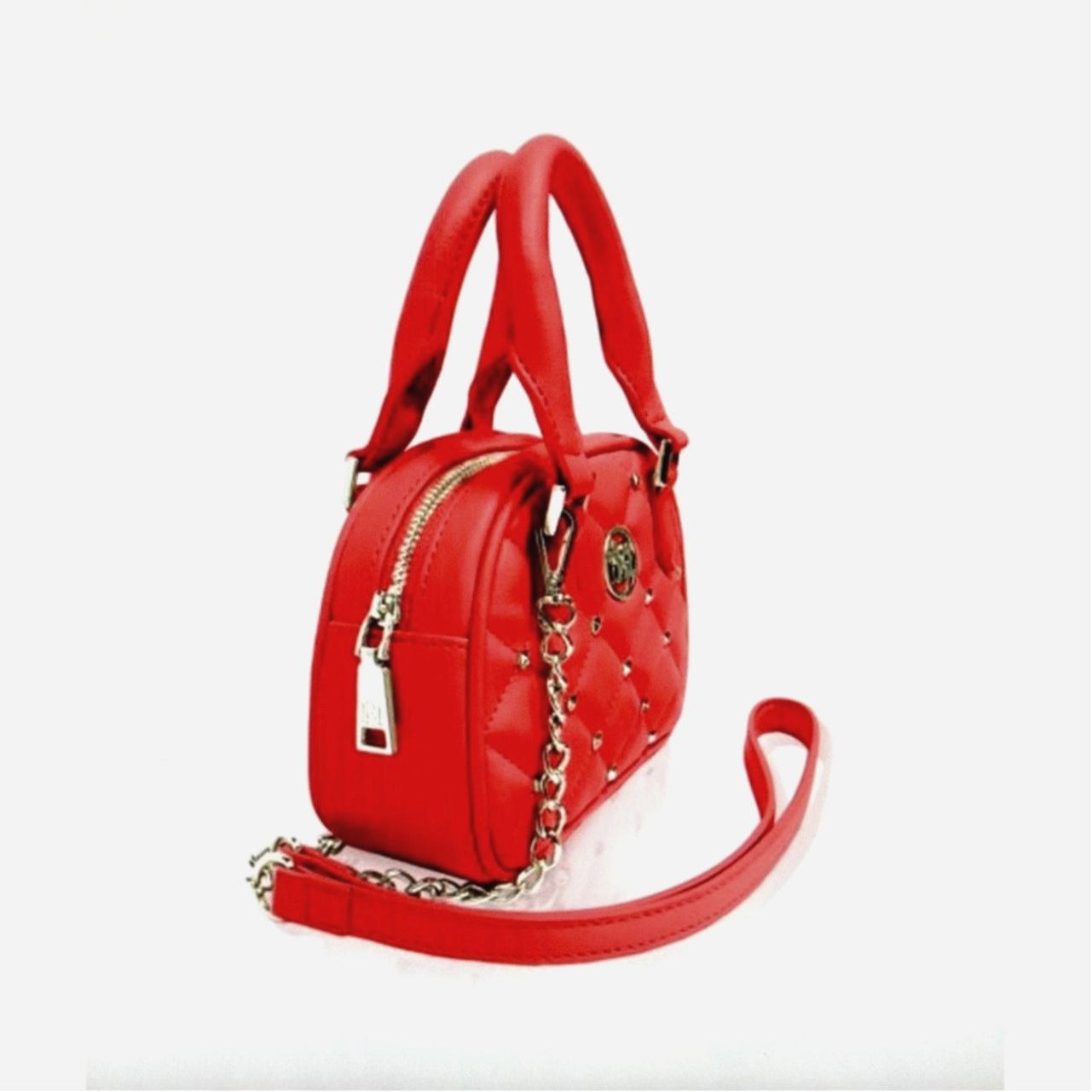 Badgley Mischka Badgley Mischka Crossbody Dome with Studs - Red Size ONE SIZE - 6 Thumbnail