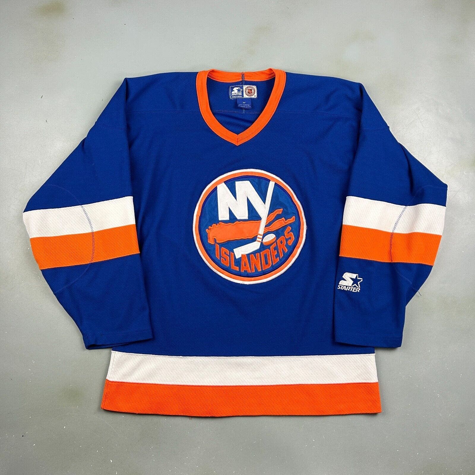 image of Vintage 90's | Ny Islanders Starter Hockey Jersey Size M Adult in Blue, Men's