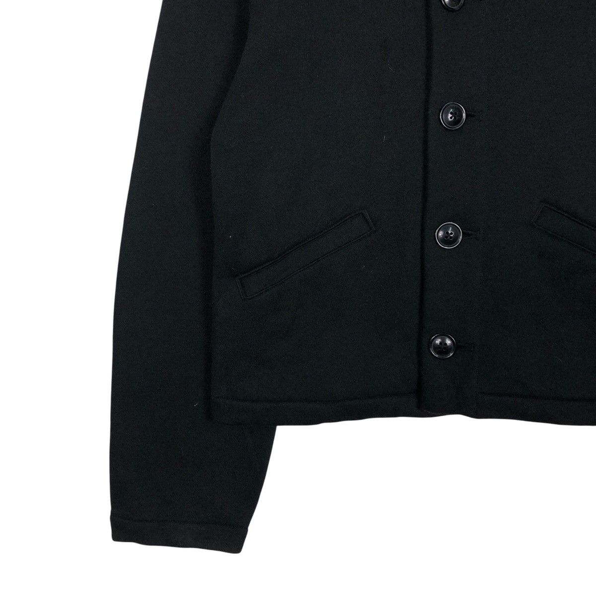 Japanese Brand 📌Rich Black Vintage Cardigan Jacket Uniqlo Undercover Size US M / EU 48-50 / 2 - 5 Thumbnail