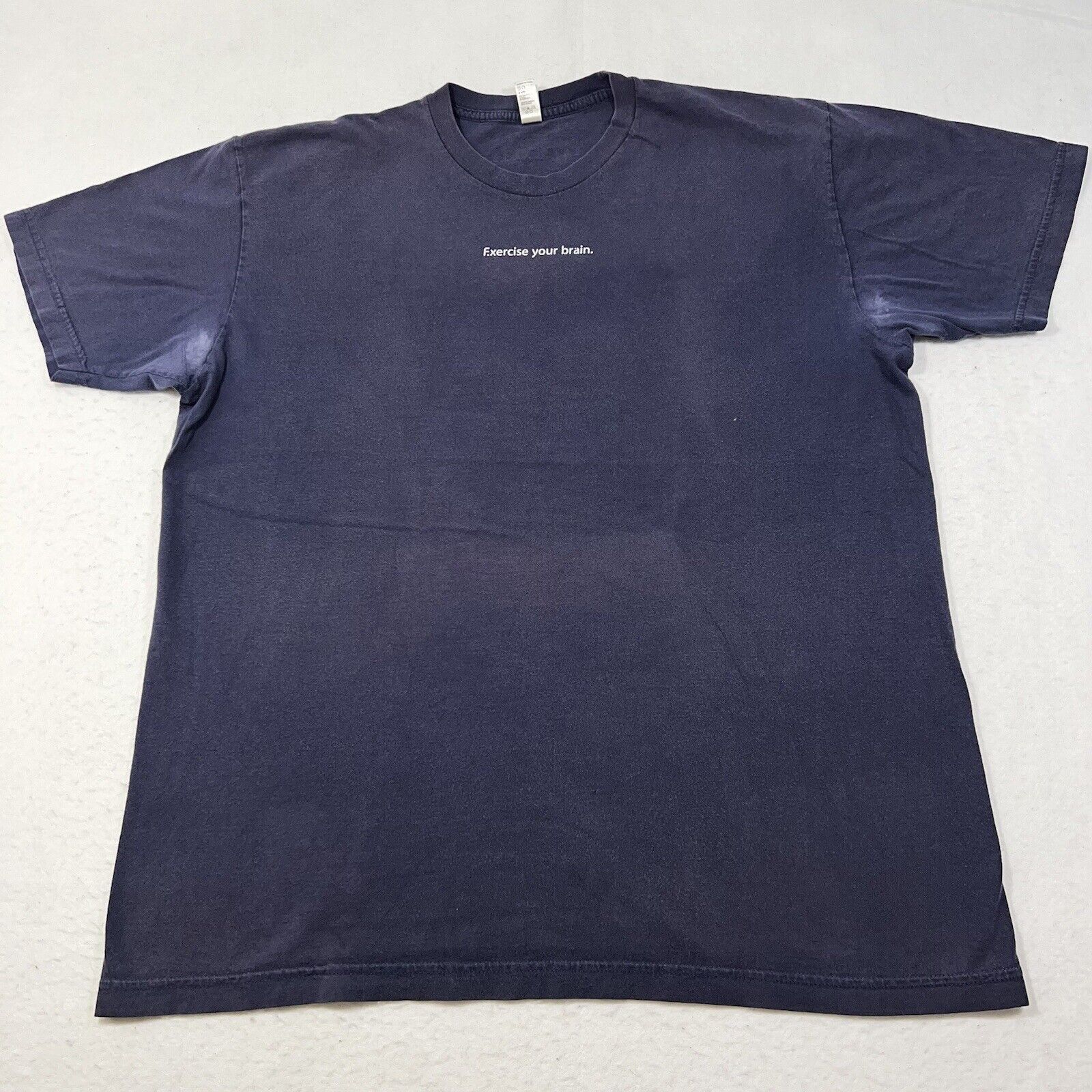 American Apparel Vintage Apple Computers Trainer One To One Tee Employee Tee Size US XL / EU 56 / 4 - 1 Thumbnail