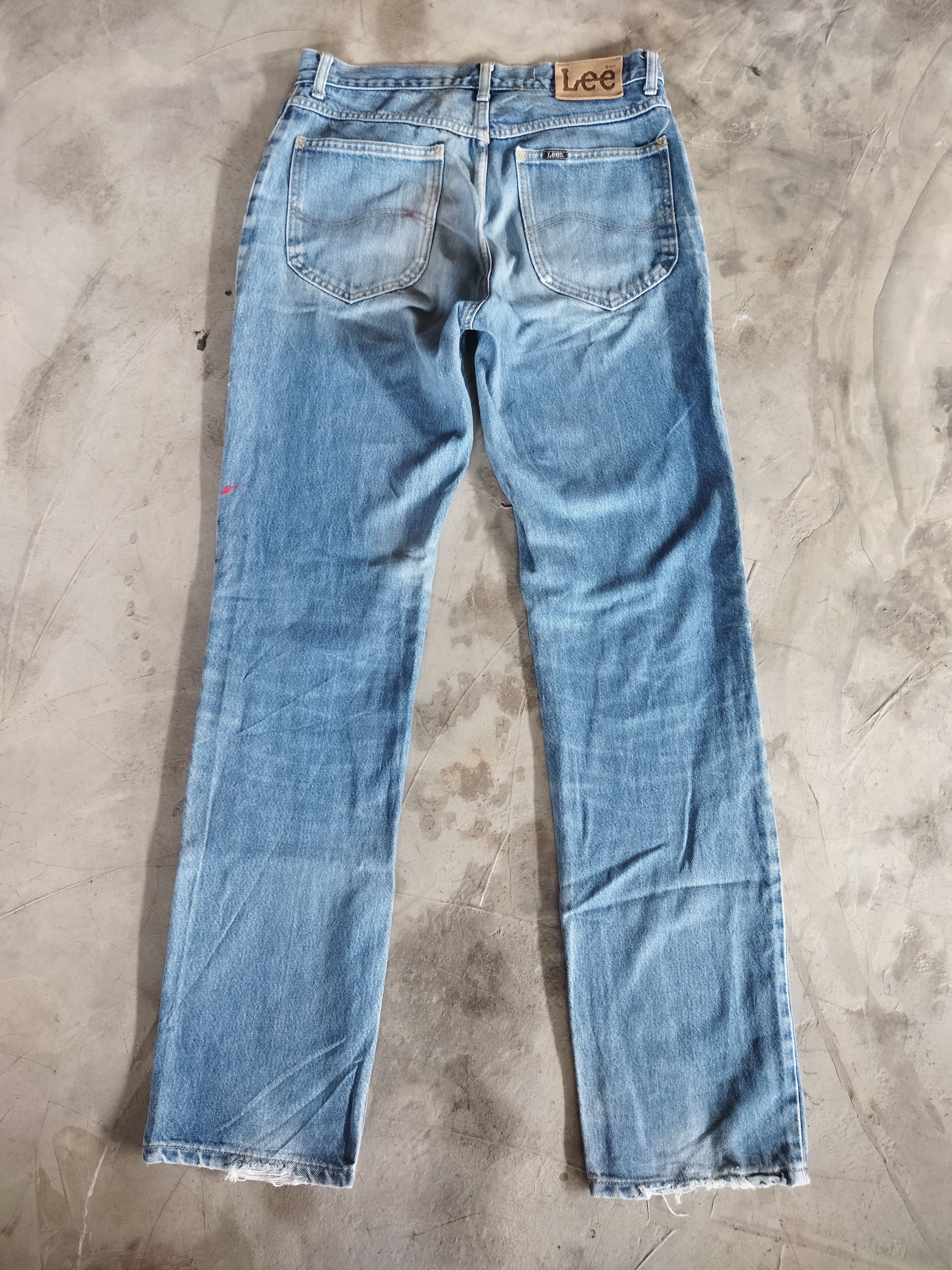 Lee × Vintage VINTAGE LEE RIDERS FADED BLUE JEANS PANTS Size US 31 - 7 Thumbnail