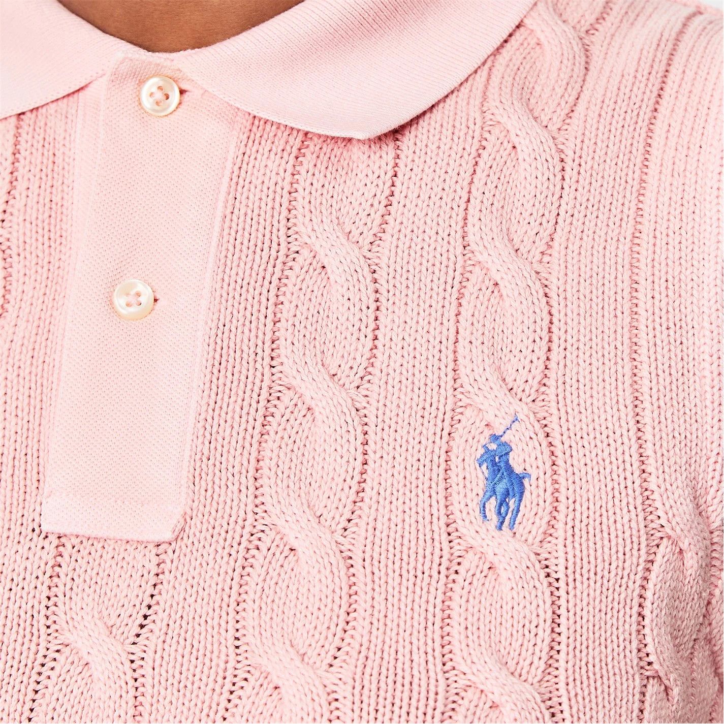 Polo Ralph Lauren o1g2r1mq1025 Polo Sleeveless Polo Sweater in Pink Size M / US 6-8 / IT 42-44 - 5 Thumbnail