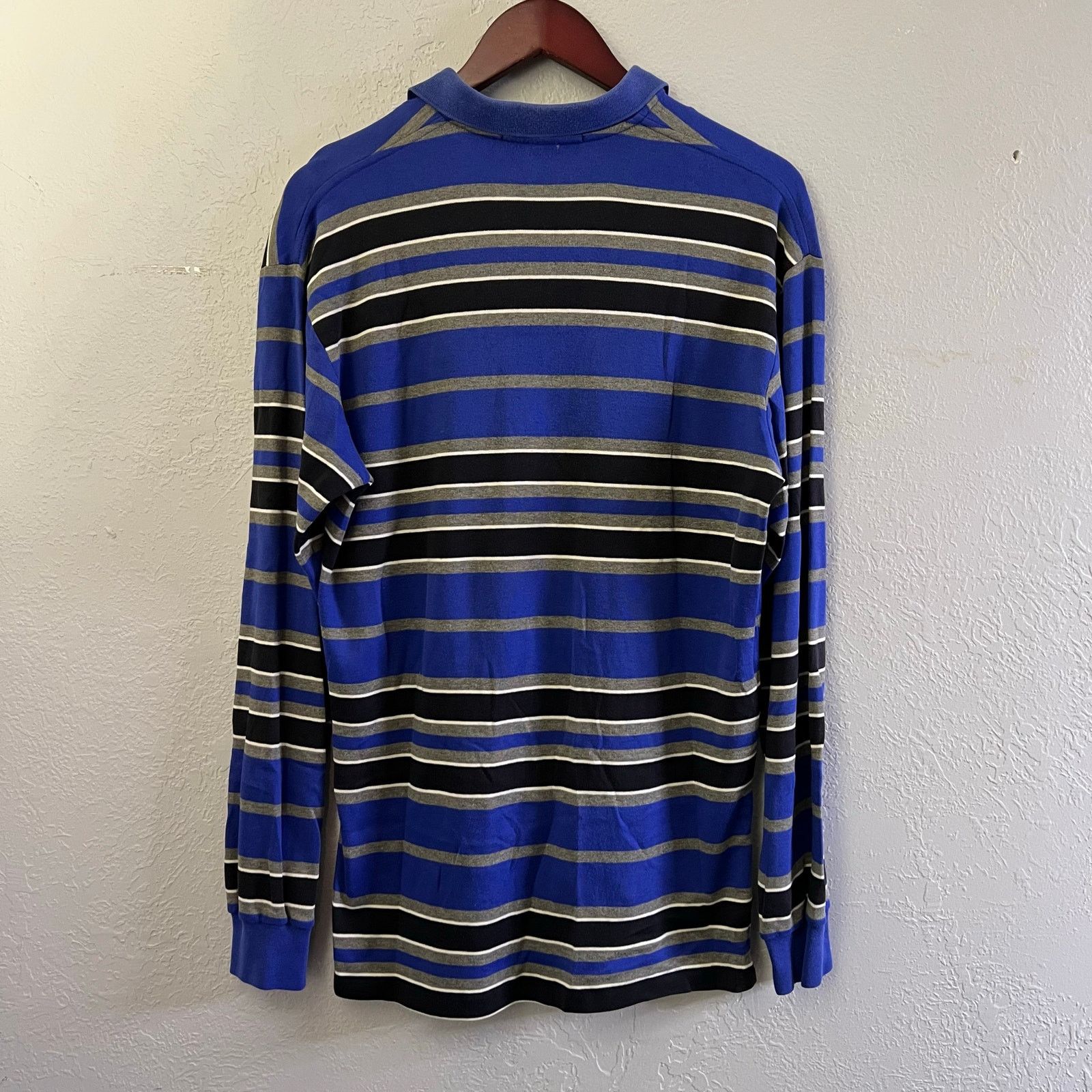 Polo Ralph Lauren Polo Sport by Ralph Lauren striped long-sleeve rugby Sz M Size US M / EU 48-50 / 2 - 7 Thumbnail