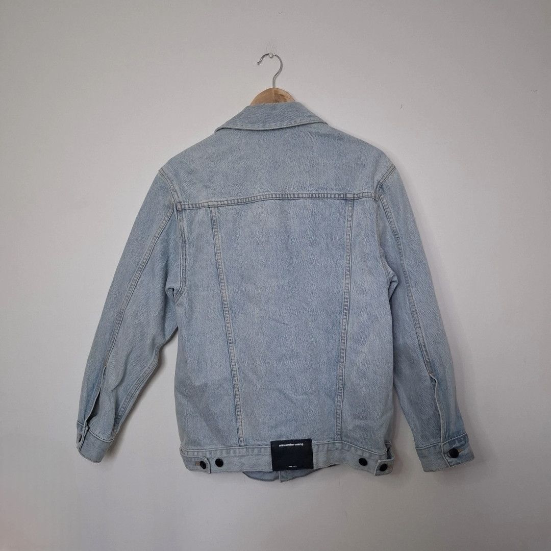 Alexander Wang ALEXANDER WANG Bleach Blue Oversized Daze Denim Jacket Size US XS / EU 42 / 0 - 2 Thumbnail