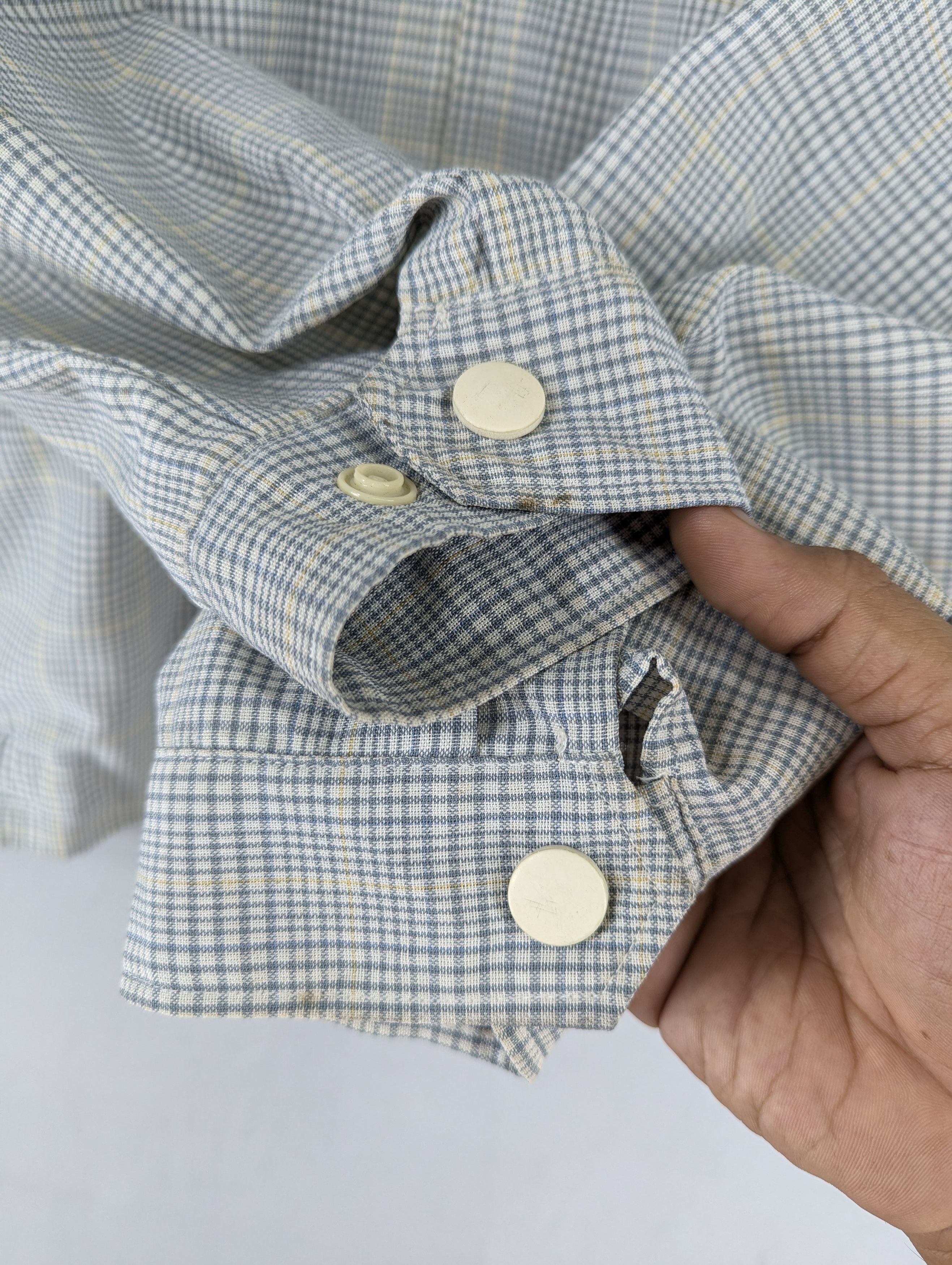 Japanese Brand × Vintage Vintage 90s Gianni Valentino Checkered Casual Light Jacket Size US M / EU 48-50 / 2 - 8 Thumbnail