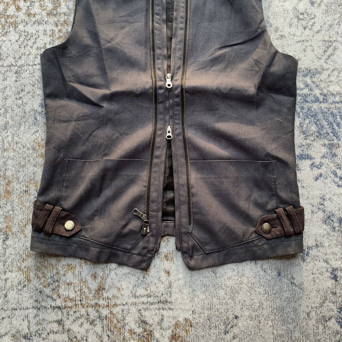 PPFM 2000s PPFM Multi Zipper Vest Jacket Tactical Design Size US L / EU 52-54 / 3 - 3 Thumbnail