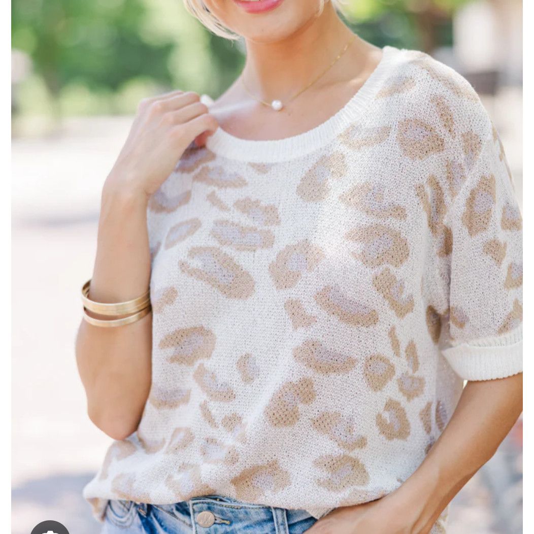 Other Animal Print Lightweight Sweater T-shirt by Shop the Mint. Size S / US 4 / IT 40 - 8 Thumbnail
