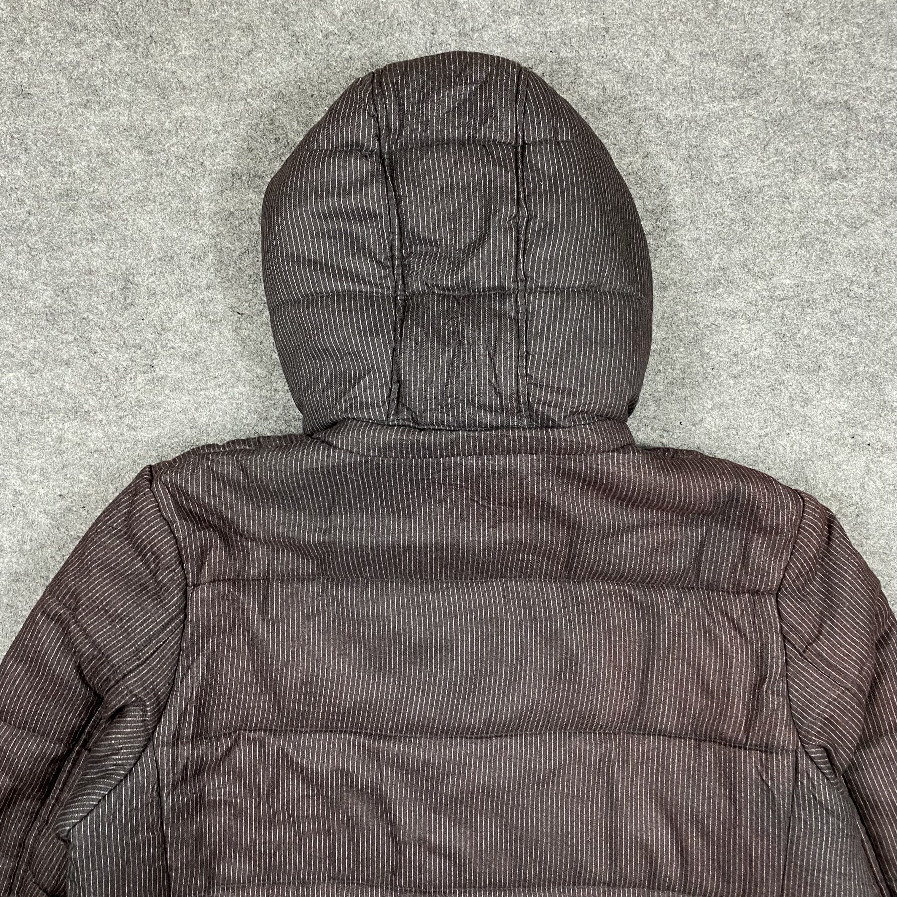 Vintage VTG 2009 J.N.R.D Pinstripe Hooded Puffer Jacket-J670 Size US M / EU 48-50 / 2 - 10 Thumbnail
