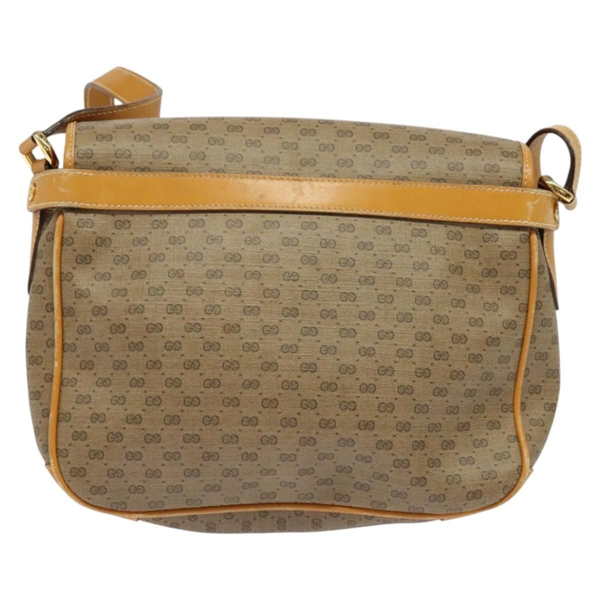 Gucci GUCCI Micro GG Supreme Shoulder Bag Pvc Beige Gold 001 14 Size ONE SIZE - 3 Thumbnail