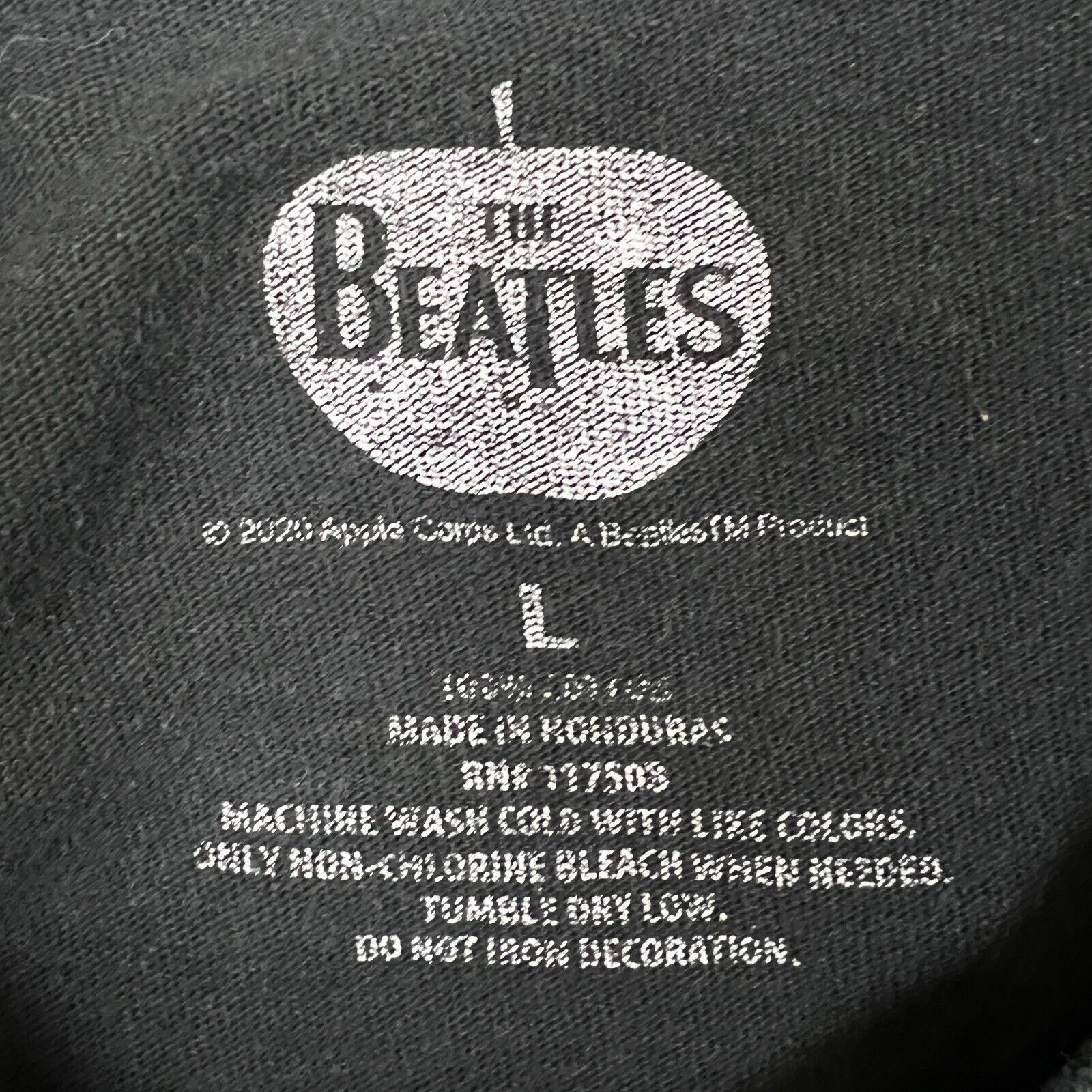Apple × Band Tees × Vintage 2020 The Beatles T Shirt Rock Band Graphic Short Sleeve Tee Size US L / EU 52-54 / 3 - 5 Thumbnail
