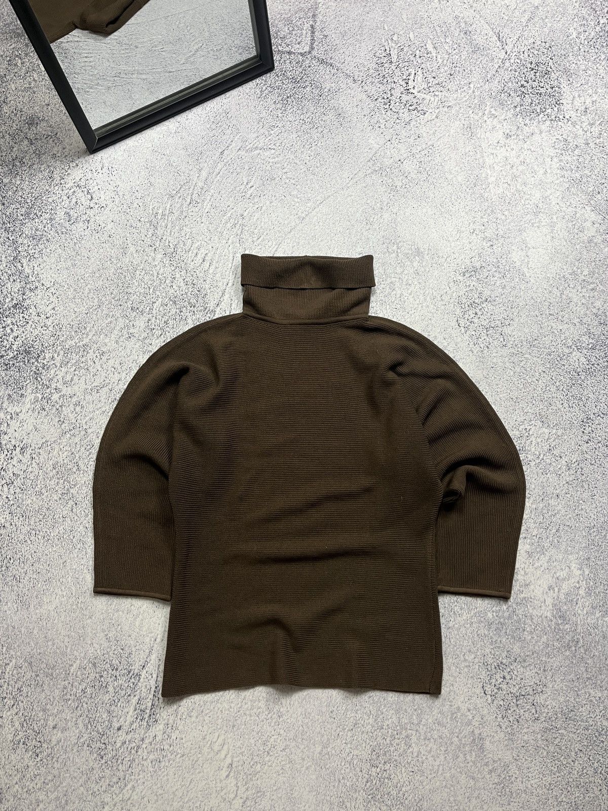 Escada Escada Brown Mosh Neck Knit Wool Sweater Made in Italy Size M / US 6-8 / IT 42-44 - 1 Thumbnail