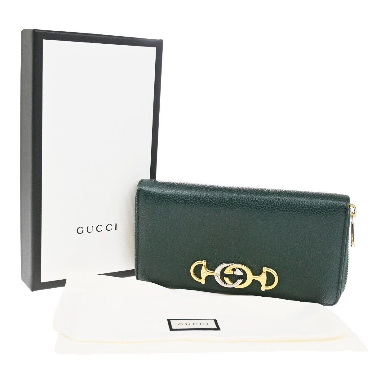 Gucci Gucci Zumi Zip Around Wallet Leather Size ONE SIZE - 1 Thumbnail