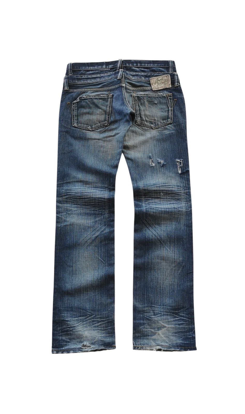 Japanese Brand Antgauge doublewaist jeans 🟦 A702 Size US 33 - 4 Thumbnail
