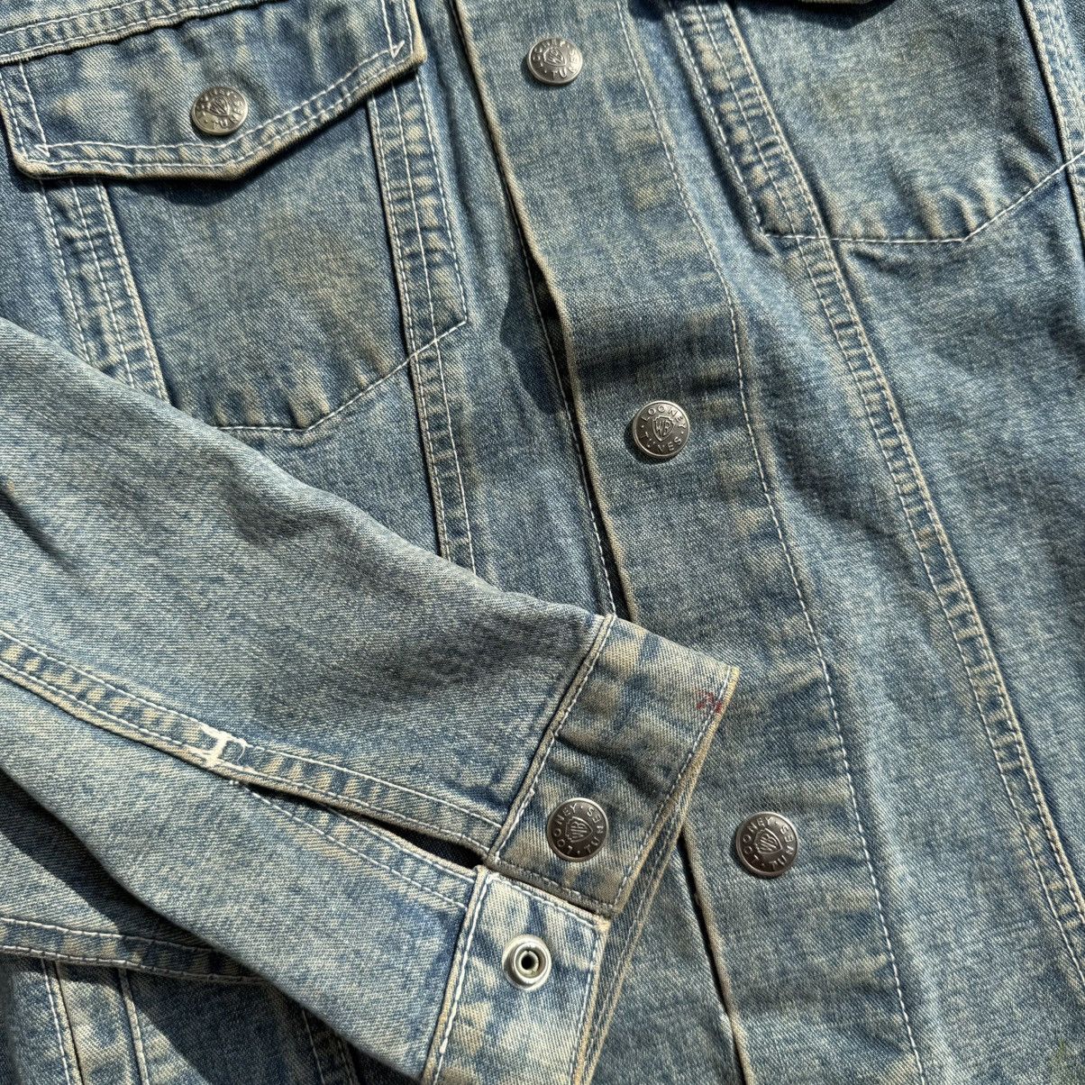 Warner Bros Warner bros Denim Jacket 1997 Size US XL / EU 56 / 4 - 4 Thumbnail
