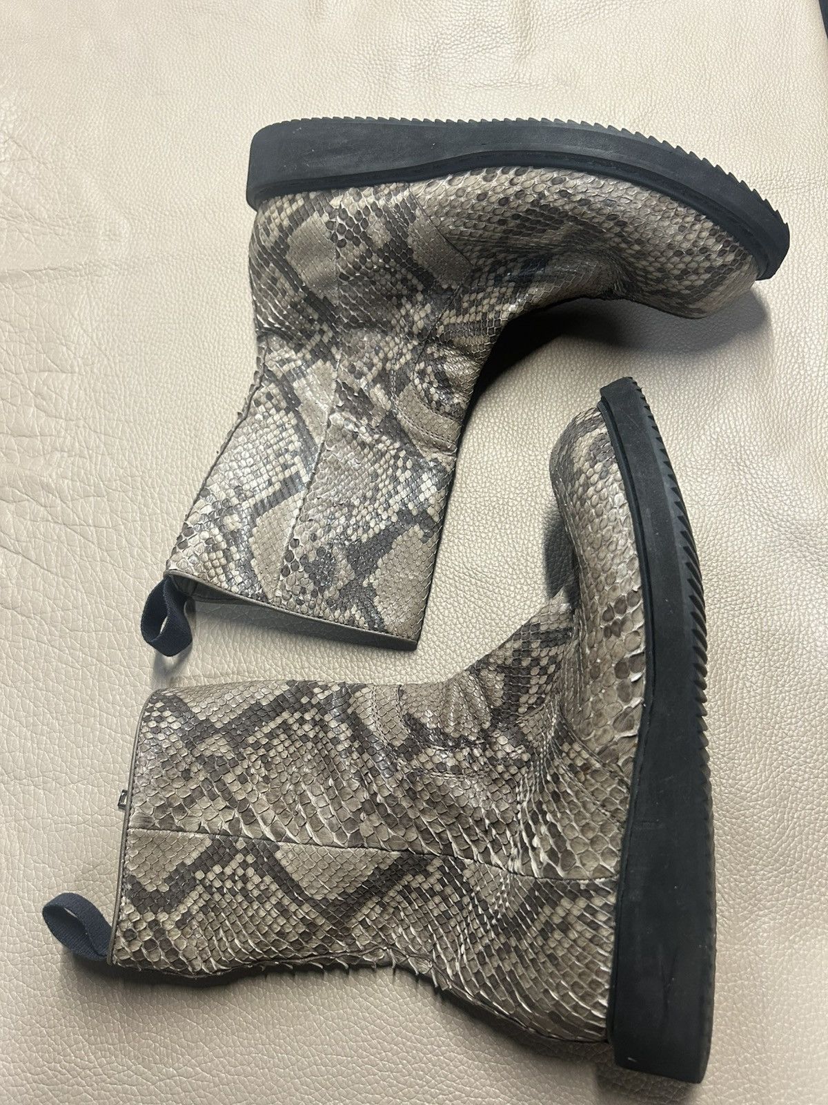 Rick Owens RICK OWENS PYTHON SNAKE CREEPER BOOTS RARE Size US 9.5 / EU 42-43 - 2 Thumbnail