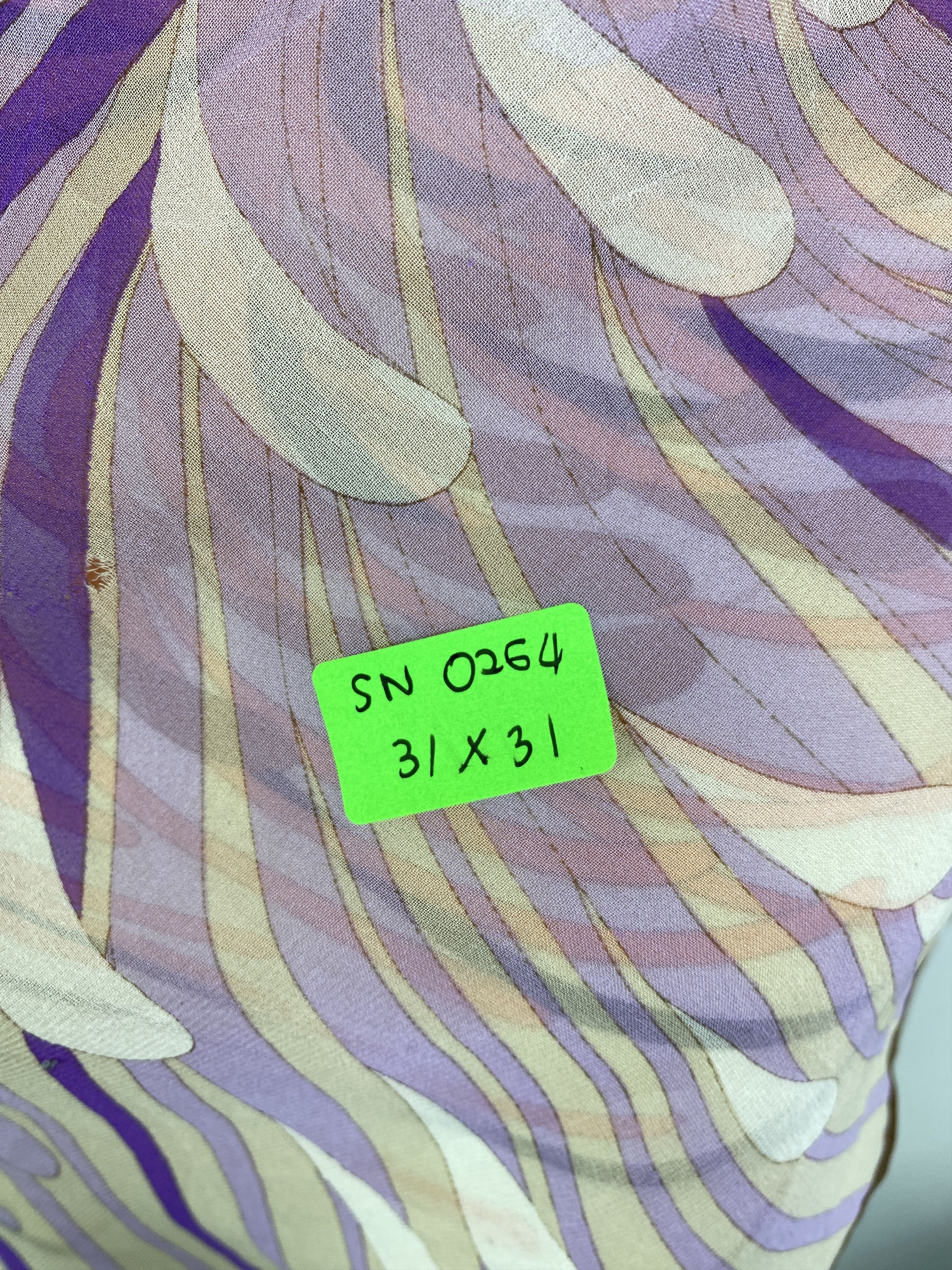 Hanae Mori Vintage Hanae Mori Silk Scarf / Silk Shawl SN0264 Size ONE SIZE - 10 Thumbnail