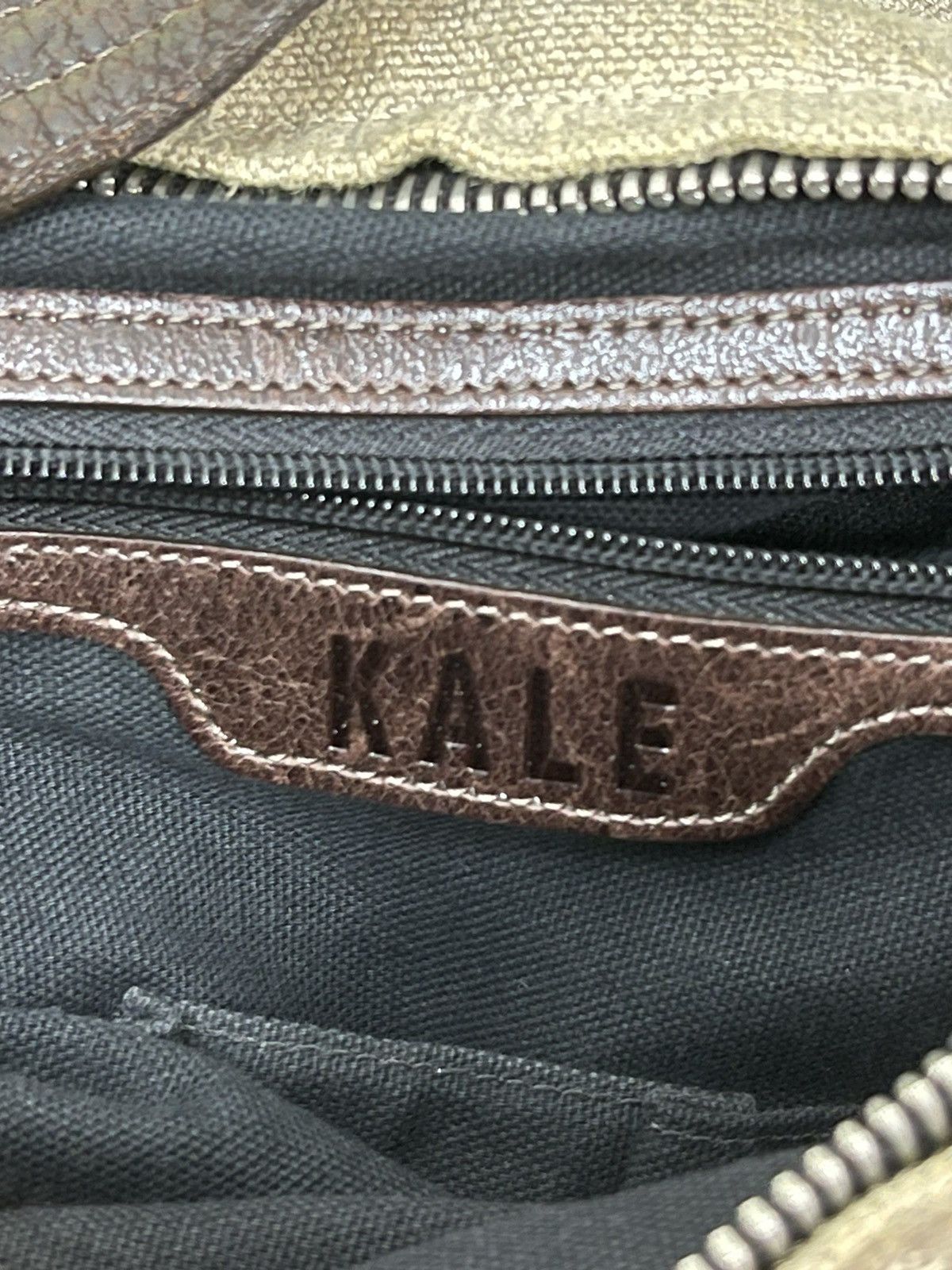 Japanese Brand Hemp Linen Leather Kale Shoulder Bag 3🟩 Size ONE SIZE - 17 Thumbnail