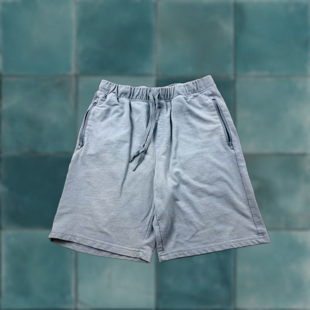 Eddie Bauer VINTAGE Eddie Bauer Sleep Shorts Men M Blue Pajama Lounge Size US 31 - 1 Thumbnail