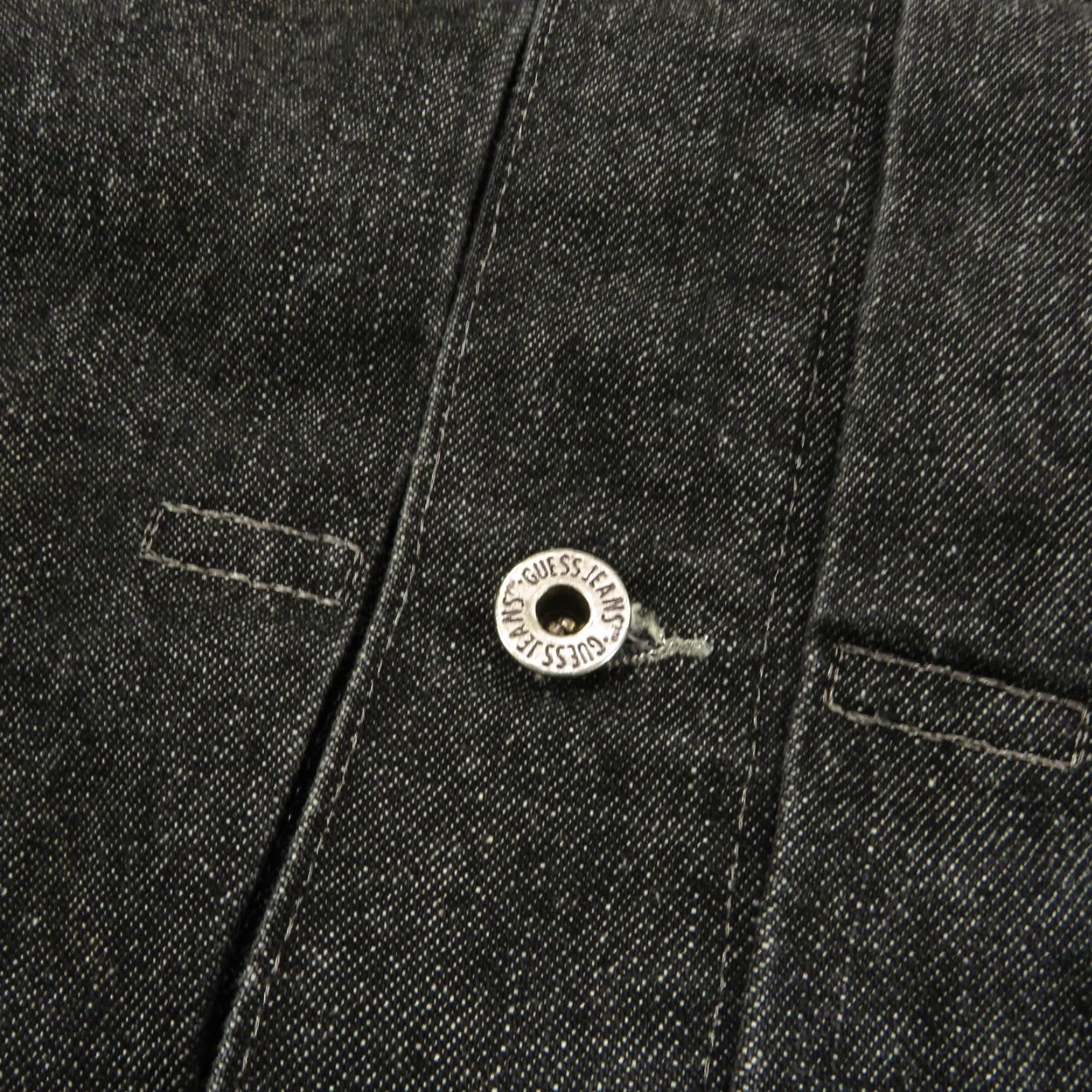Guess VTG GUESS Denim Jacket Men 3XL Black Type I Trucker 90s 80s Lightweight USA MADE Jacket Size US XXL / EU 58 / 5 - 4 Thumbnail