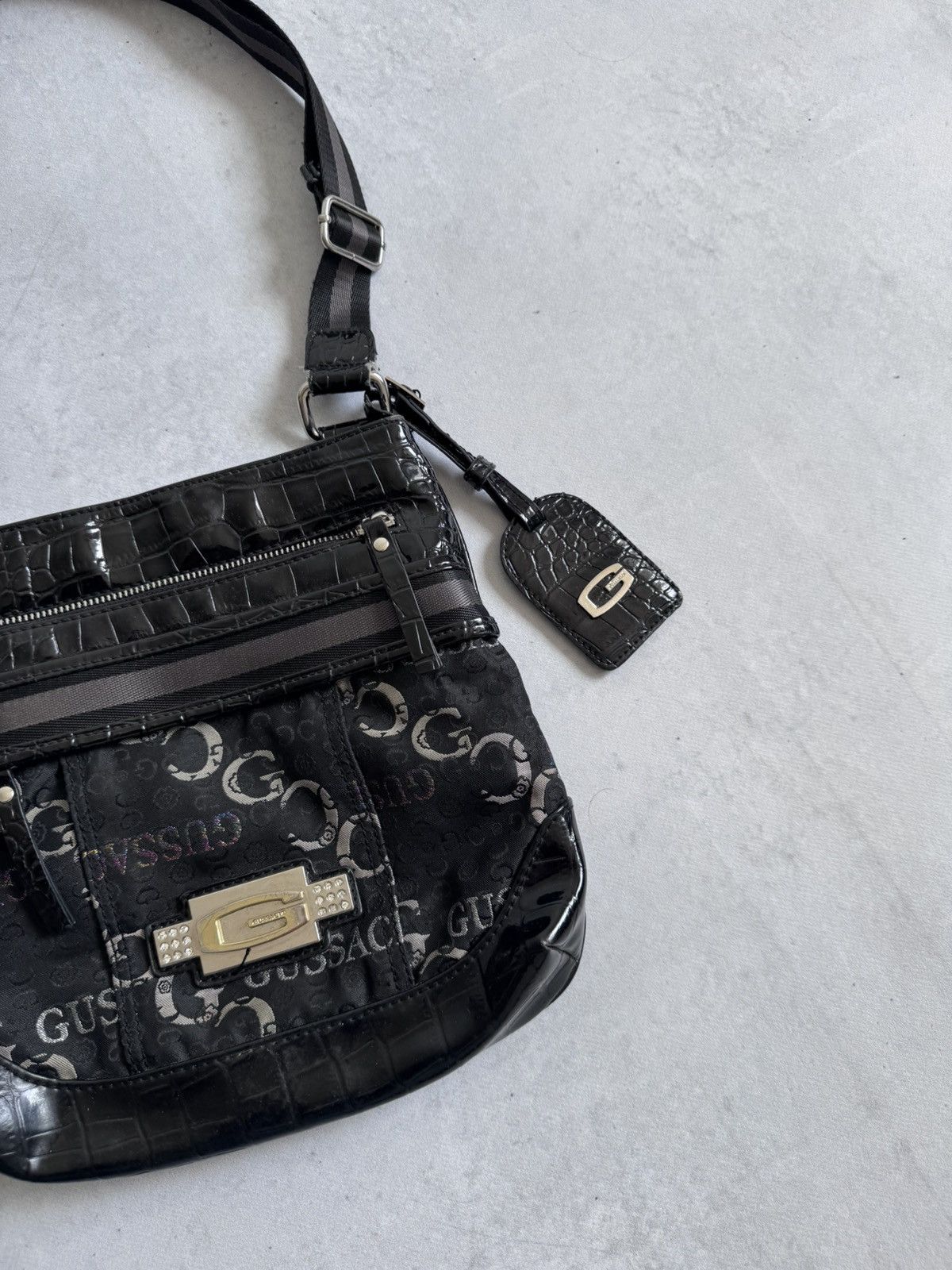 Other Vintage Gussaci Monogram Y2K Women’s Avant-Gard Tote Bag Size ONE SIZE - 3 Thumbnail