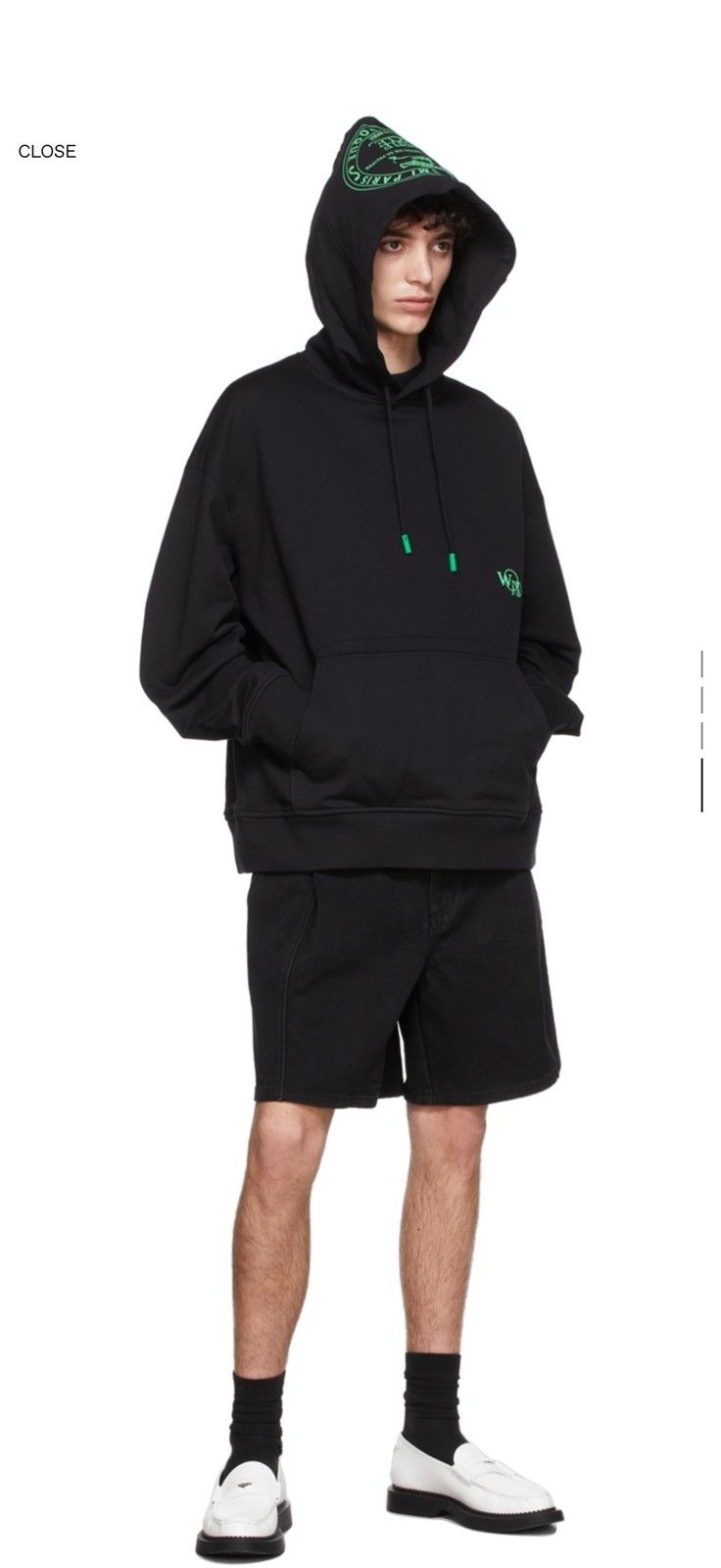 Wooyoungmi Wooyoungmi SS22 Glow-In-The-Dark Logo Hoodie Size US S / EU 44-46 / 1 - 1 Thumbnail