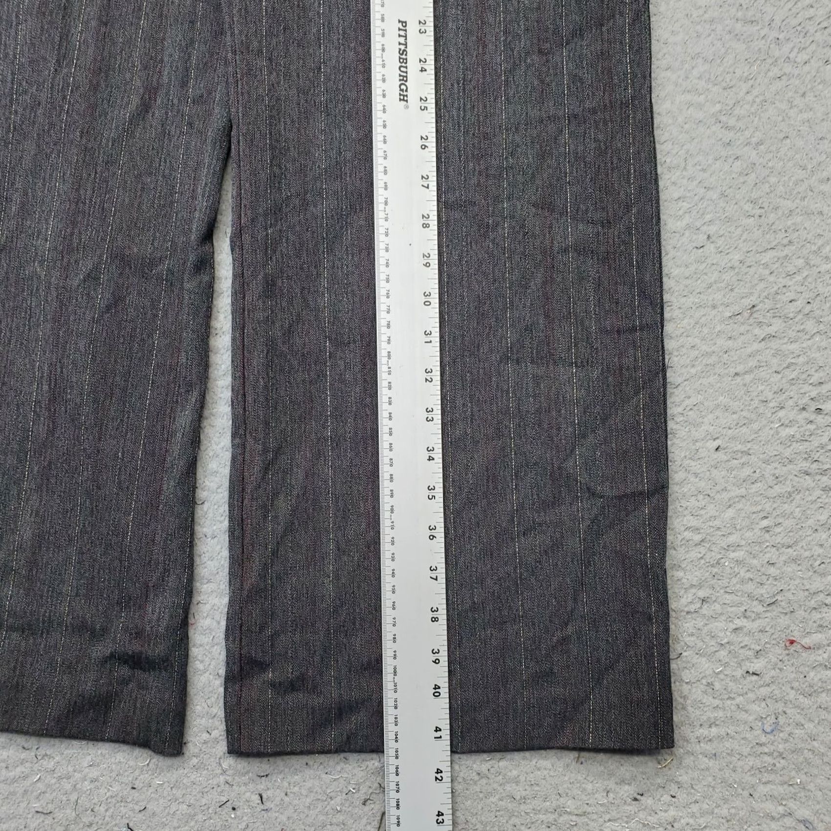 Vintage Chico's Trouser Pants Womens XL Multi Stretch Pinstriped Ultimate Fit Straight Pant Shirt? Size 40" / US 18 - 3 Thumbnail