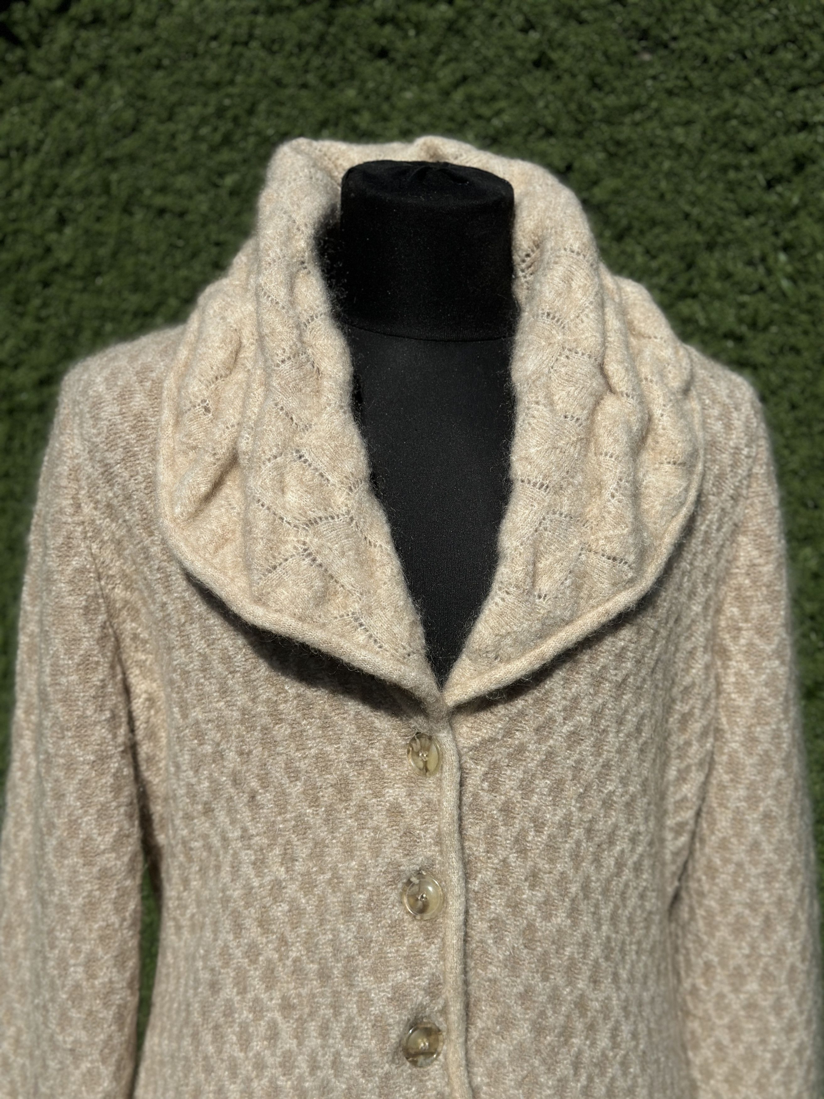 Escada Rare ESCADA Size 44 Wool Mohair Cashmere Cardigan Jacket Size M / US 6-8 / IT 42-44 - 2 Thumbnail