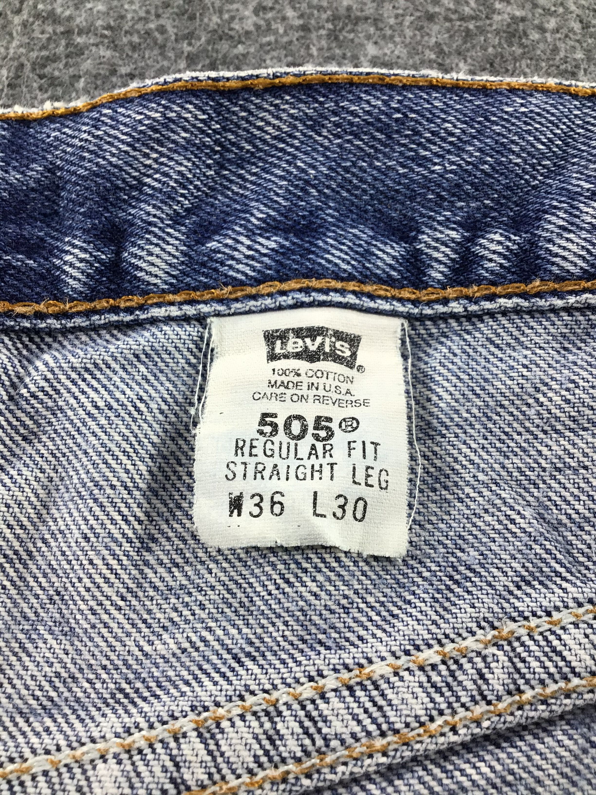 Levi's × Vintage Vintage Levis 505 Jeans-JM285 Size US 35 - 10 Thumbnail
