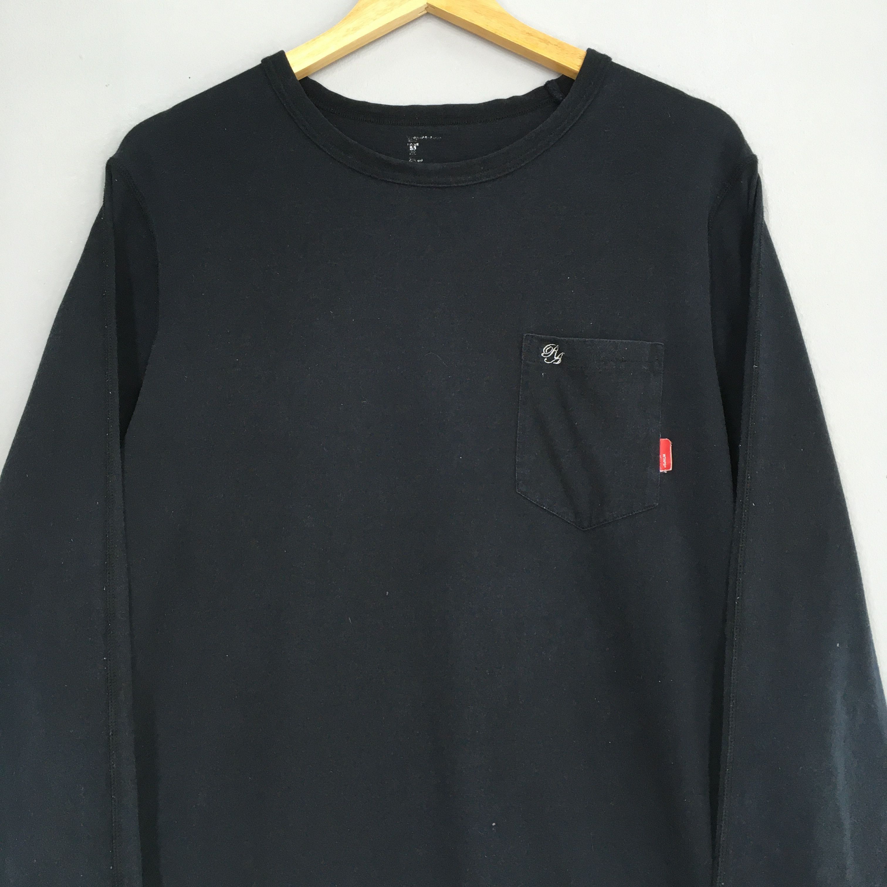 Wtaps Wtaps Extreme Prejudice WT-VUA Plain Black Tshirt Medium Size US M / EU 48-50 / 2 - 2 Thumbnail
