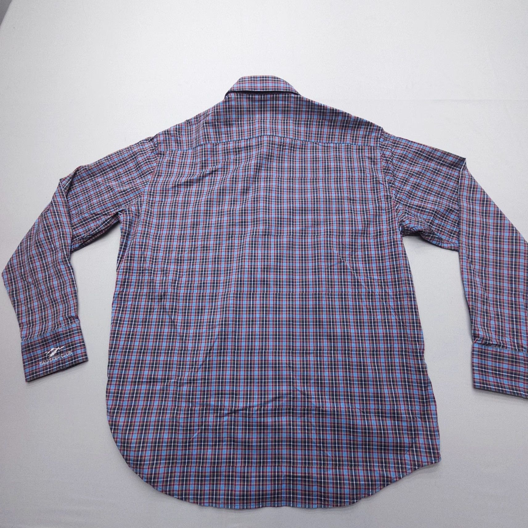 Peter Millar VINTAGE Peter Millar Lawson Performance Tattersall Button Shirt XL Stretch Talisker Club Size US XL / EU 56 / 4 - 2 Thumbnail