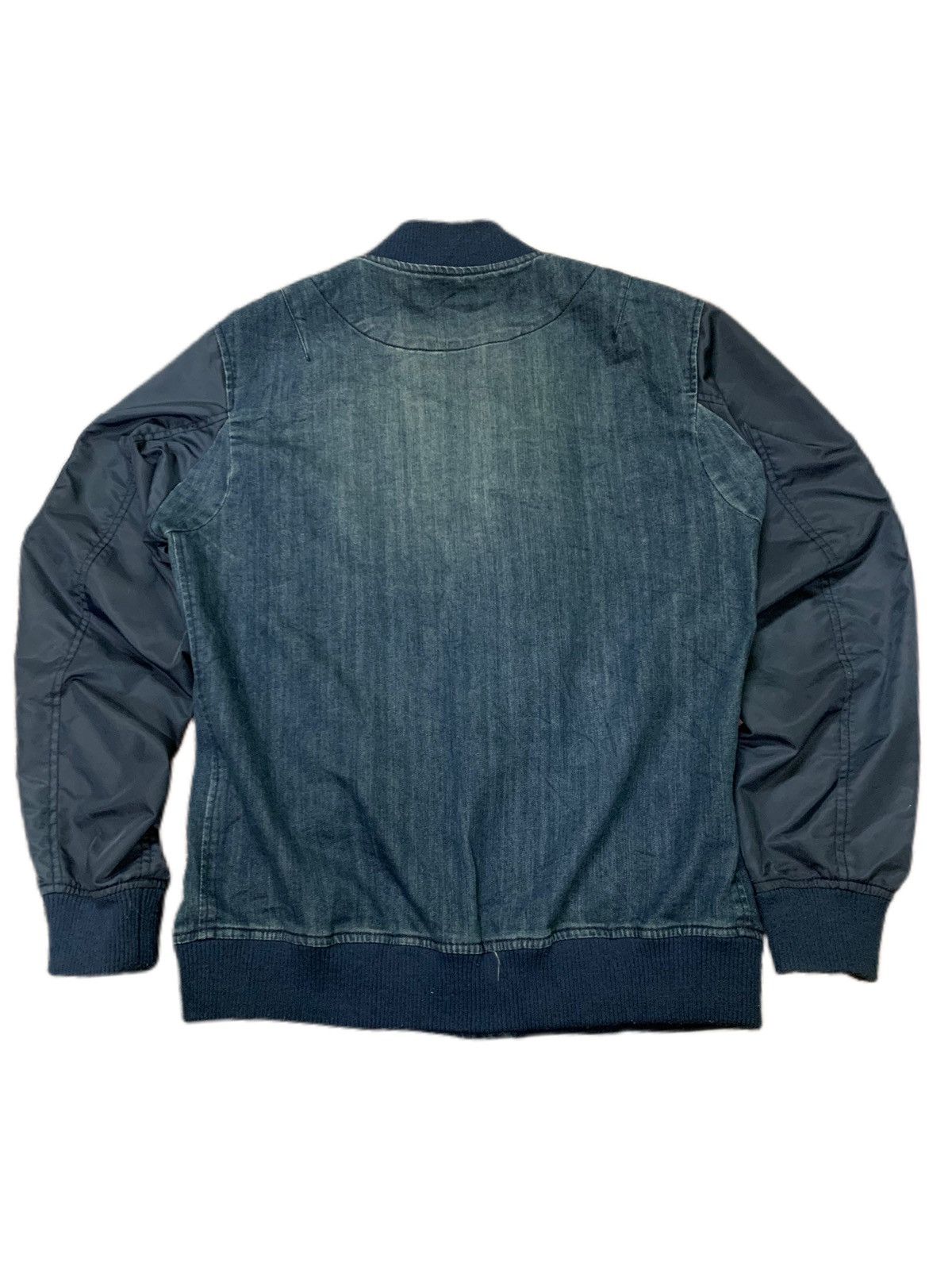 Designer × In The Attic × Le Grande Bleu (L.G.B.) in the attic military denim bomber jacket punk bikers style Size US L / EU 52-54 / 3 - 3 Thumbnail