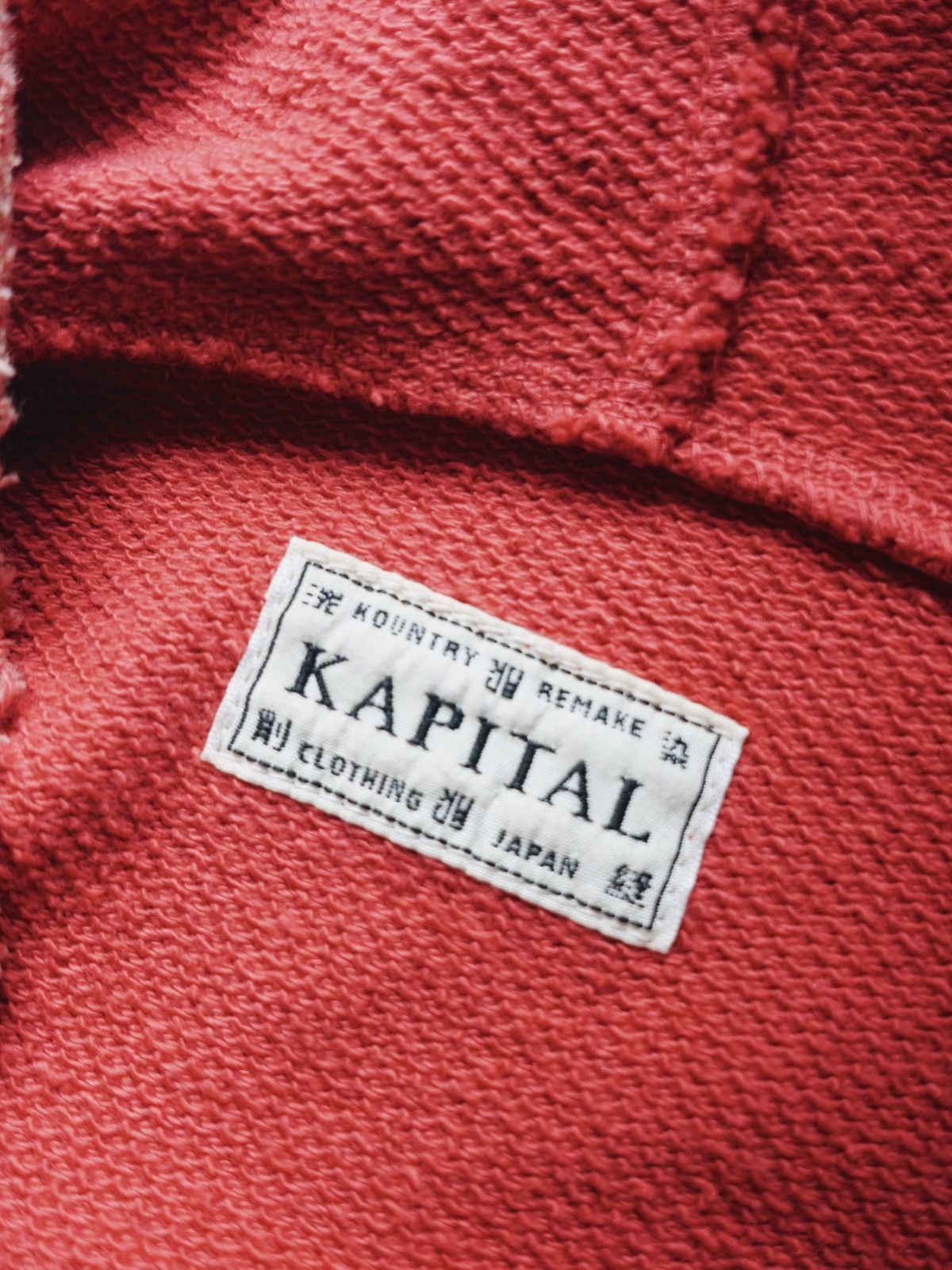 Kapital Kountry Kapital Thriller Gemstone Fleece Hoodie Size 4 Red XL Japan Size US XL / EU 56 / 4 - 4 Thumbnail