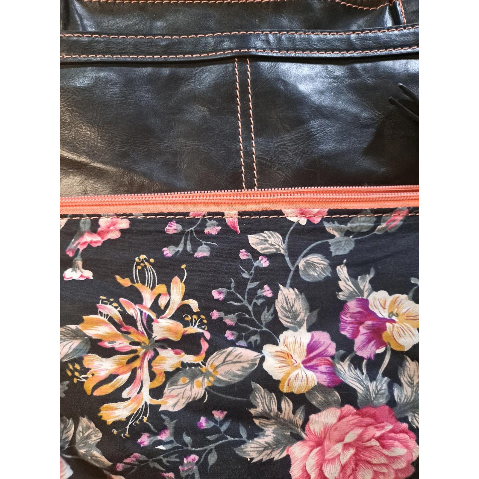 Other Anna Nova Floral and Black Saddle Bag/ Shoulder Purse Size ONE SIZE - 6 Thumbnail