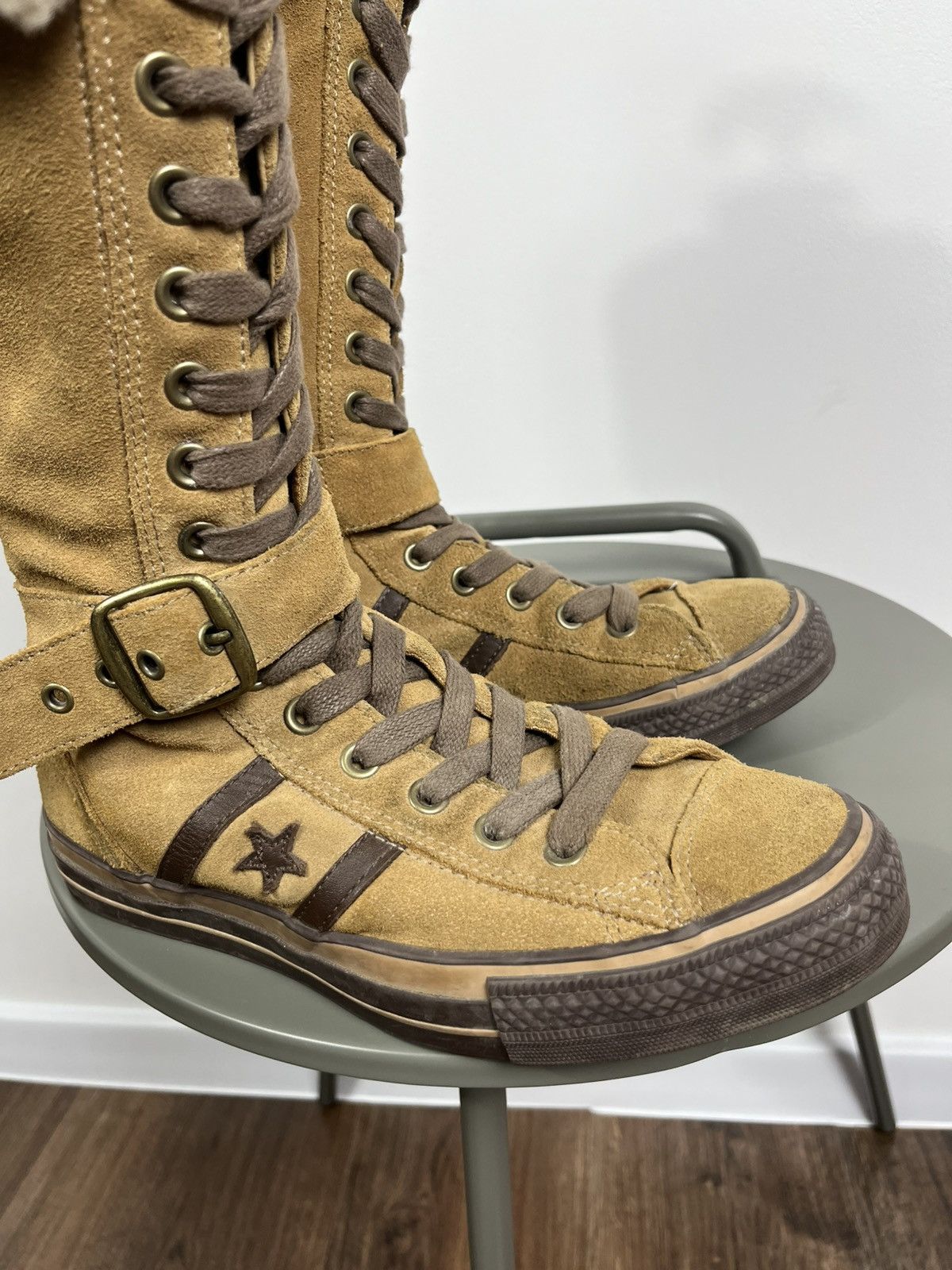 Converse Converse Shearling Leather Suede Boots Winter Buckle Size 9 Size US 9 / IT 39 - 8 Thumbnail