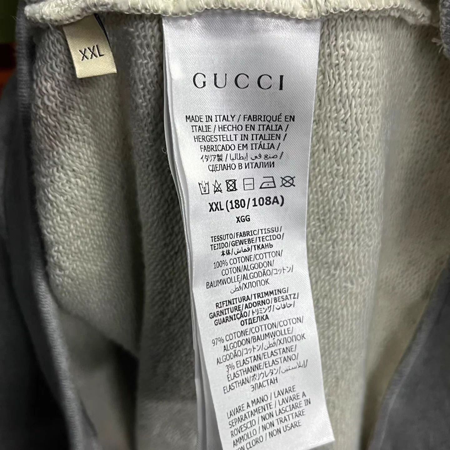 Gucci Gucci Gray Animal Print Hoodie Xxl Size US XXL / EU 58 / 5 - 4 Thumbnail