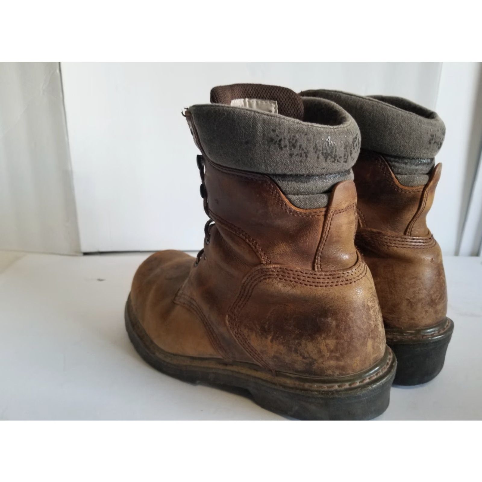 Chippewa Chippewa Logger Boots Men 8.5 Brown Leather Distressed Steel Toe 55026 Size US 9 / EU 42 - 4 Thumbnail