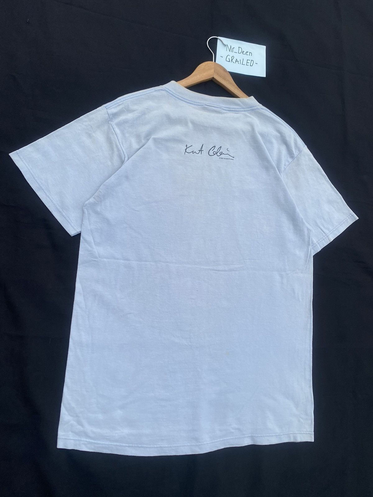 Band Tees Rare Vintage Kurt Cobain 1998 “The End of the Music” Tshirt Size US L / EU 52-54 / 3 - 23 Thumbnail