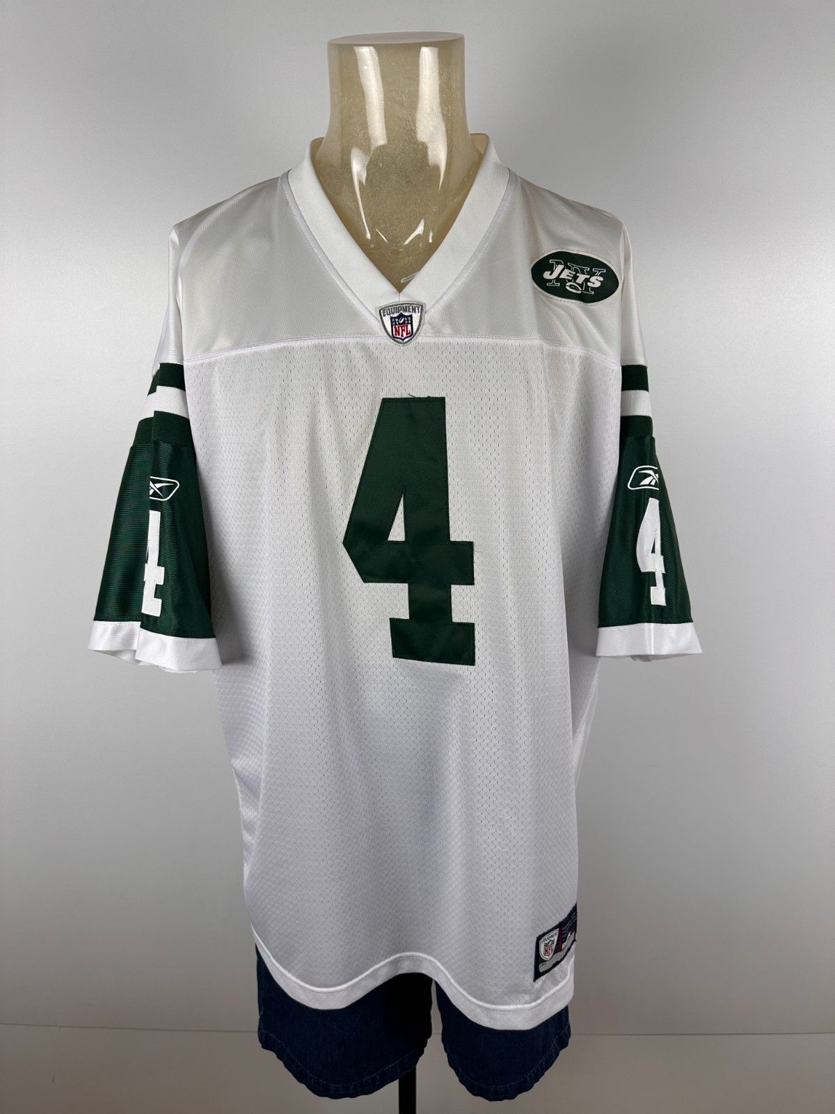 Reebok New York Jets Reebok NFL Jersey Brett Favre White Shirt XXL Size US XXL / EU 58 / 5 - 1 Thumbnail