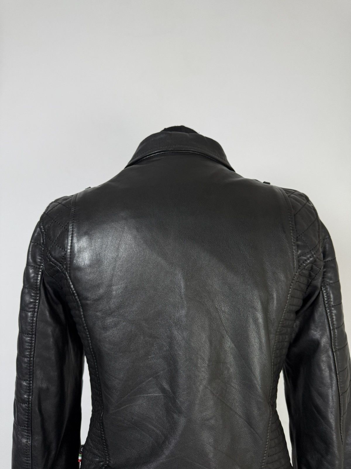 Philipp Plein Philipp Plein Couture Leather Biker Jacket Size M Size M / US 6-8 / IT 42-44 - 8 Thumbnail