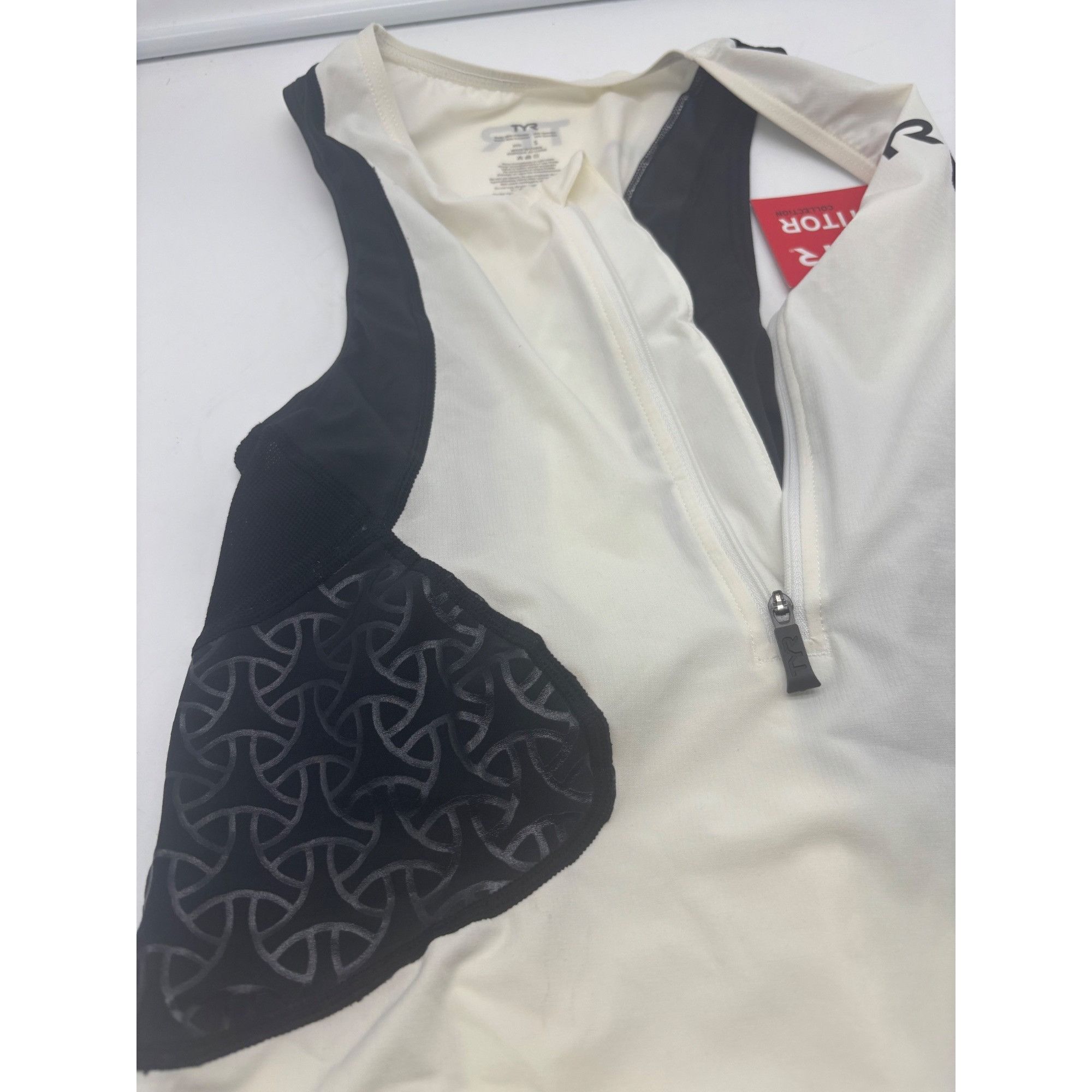 Other TYR Women's Competitor Singlet, White/Black, Size S Size S / US 4 / IT 40 - 5 Thumbnail