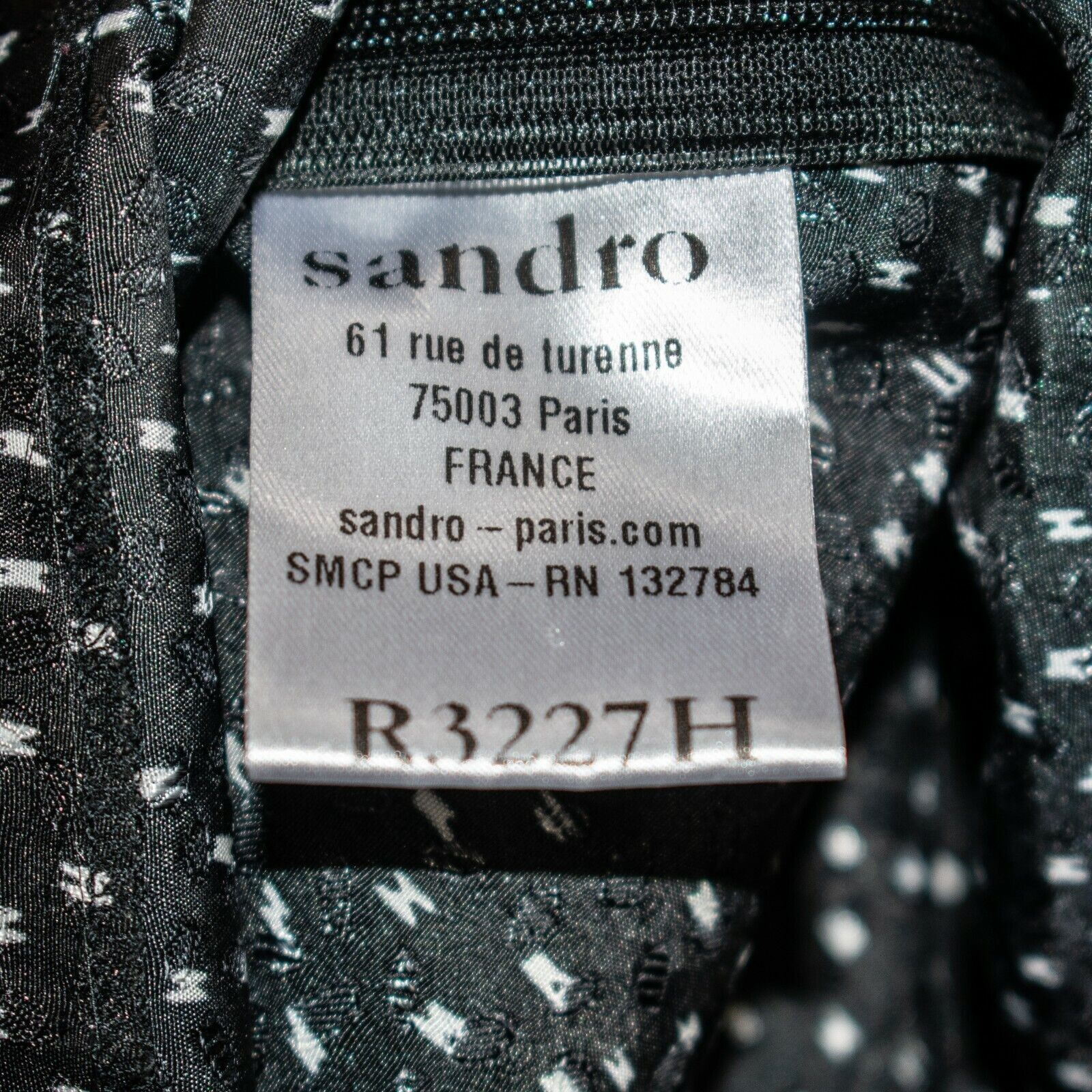 Sandro SANDRO Paris Size 2 Lace Trim Shift Dress Black Print Size XS / US 0-2 / IT 36-38 - 6 Thumbnail