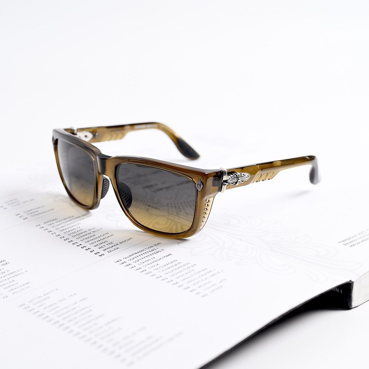 CHROME HEARTS DISCO STICK DEADWOOD SUNGLASSES