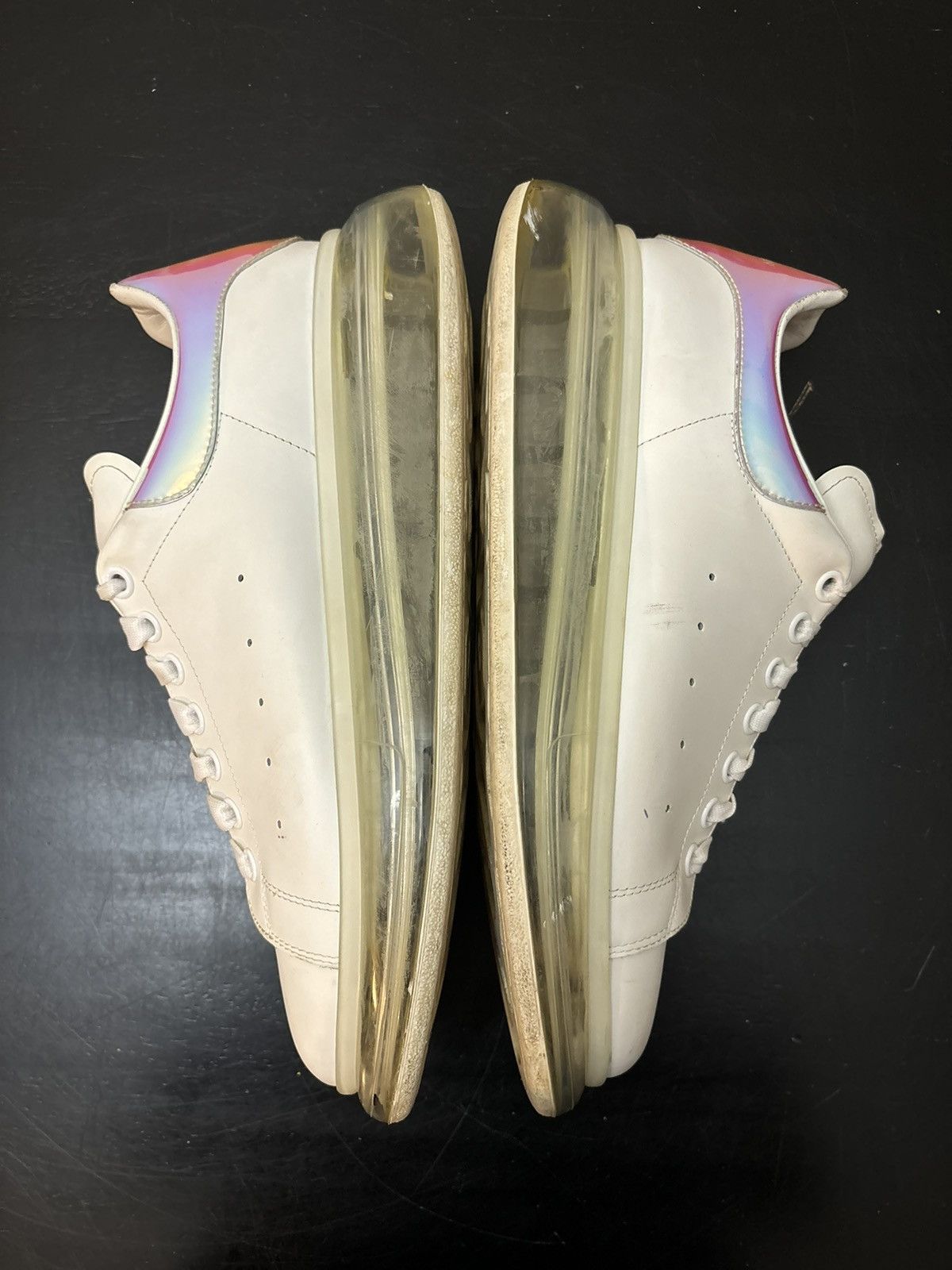 Alexander McQueen Alexander McQueen Oversized Sneaker Reflective Clear Sole Size US 12 / EU 45 - 4 Thumbnail