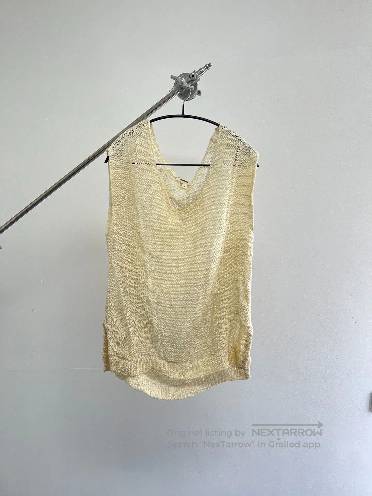 Helmut Lang Helmut Lang Hollow Knit Vest for Women. Size M / US 6-8 / IT 42-44 - 1 Thumbnail